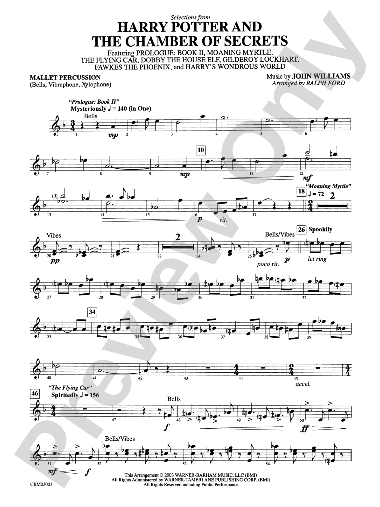 Harry Potter and the Chamber of Secrets, Selections from: Mallets