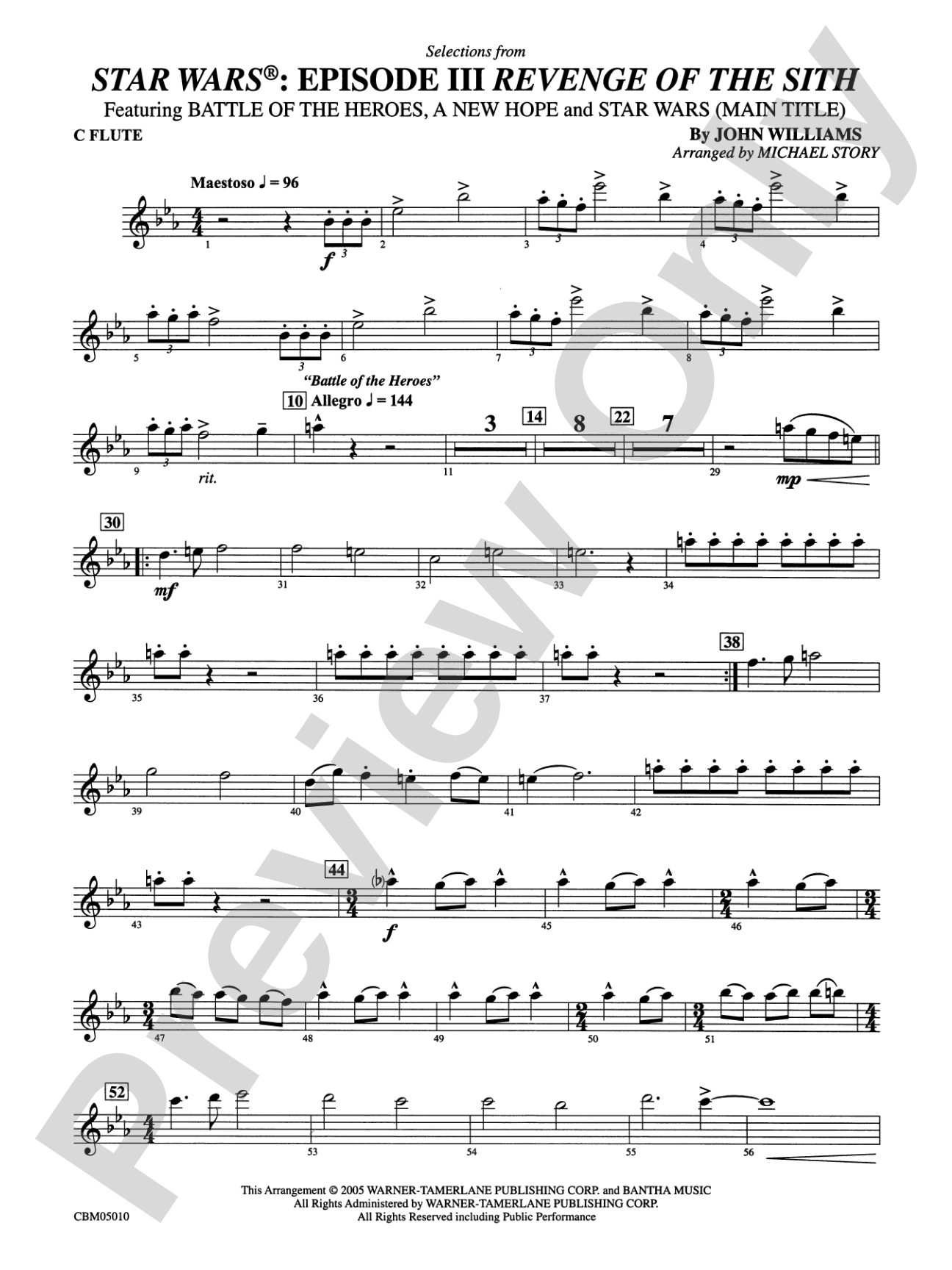 Star Wars®: Episode III Revenge of the Sith: Flute