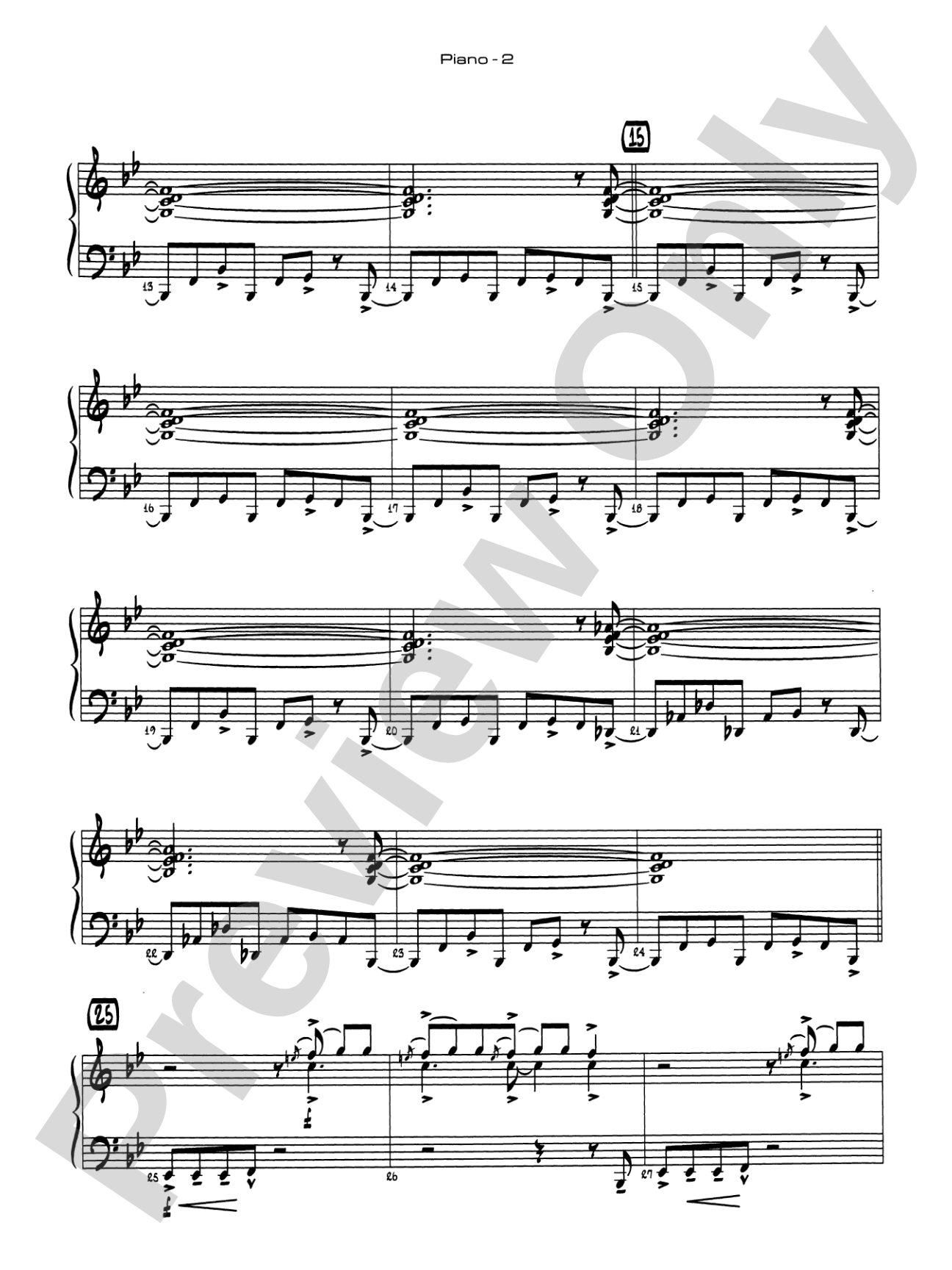 Linus and Lucy: Piano Accompaniment