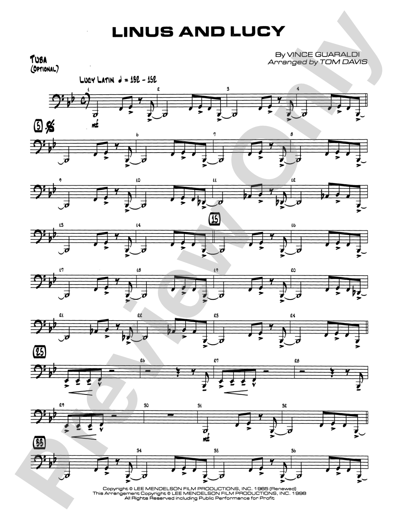 Linus and Lucy: Tuba