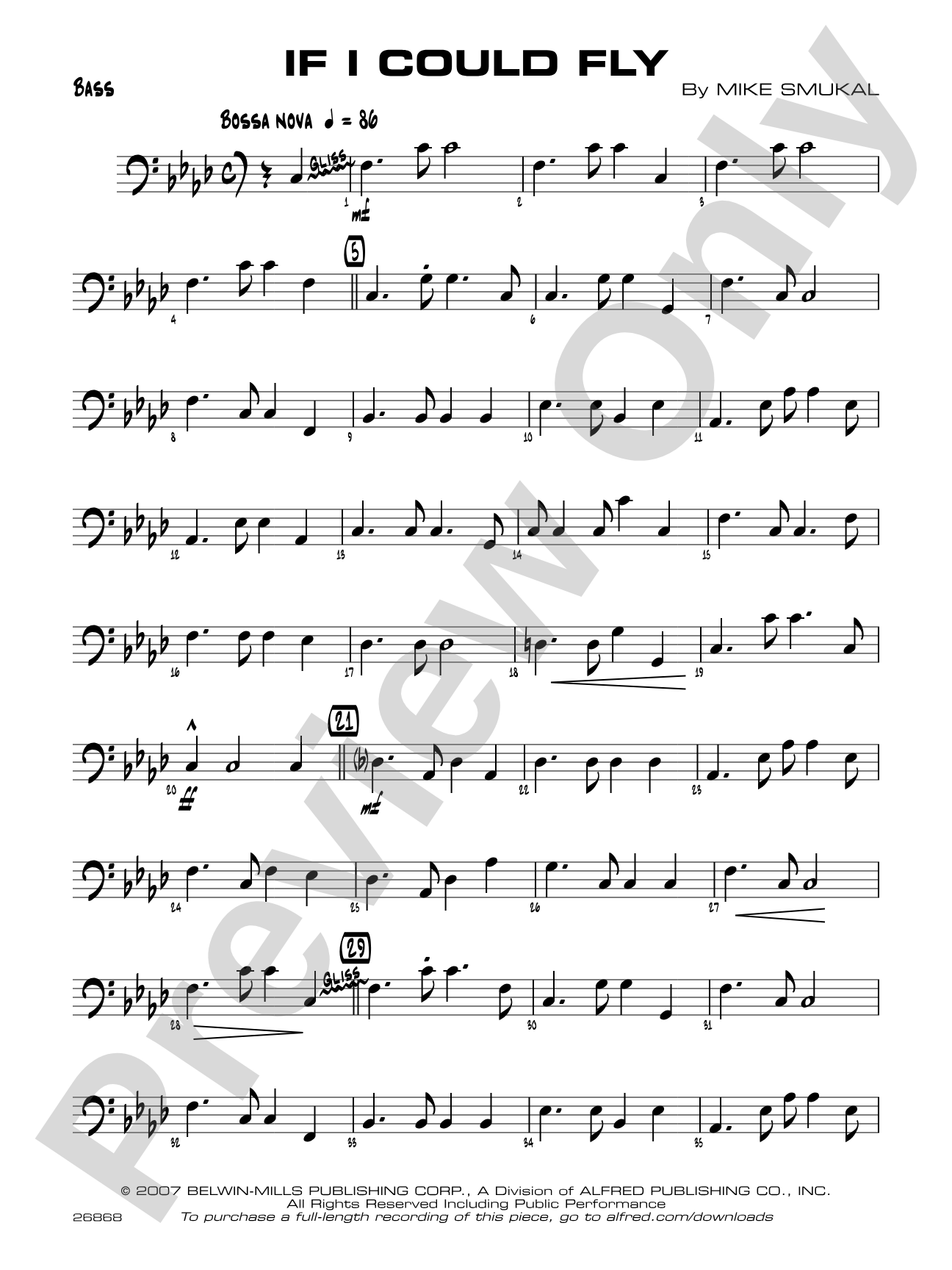 If I Could Fly: String Bass