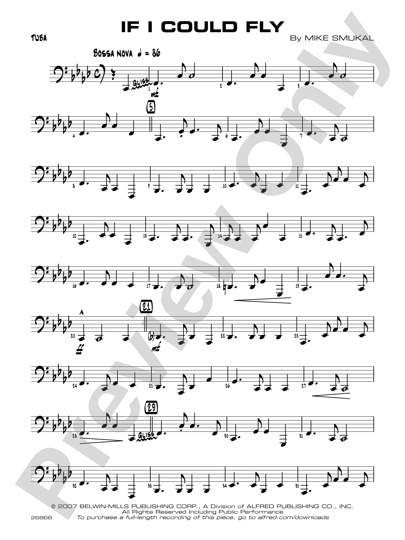 If I Could Fly: Tuba