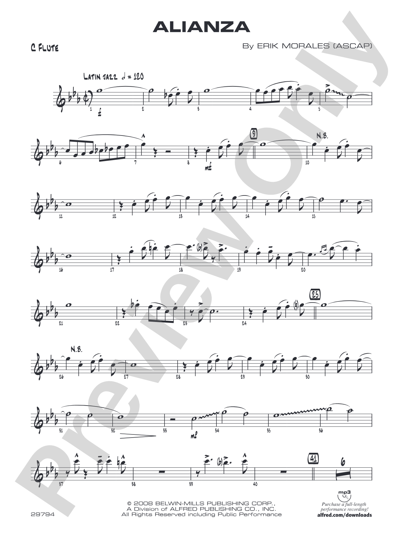 Alianza: Flute