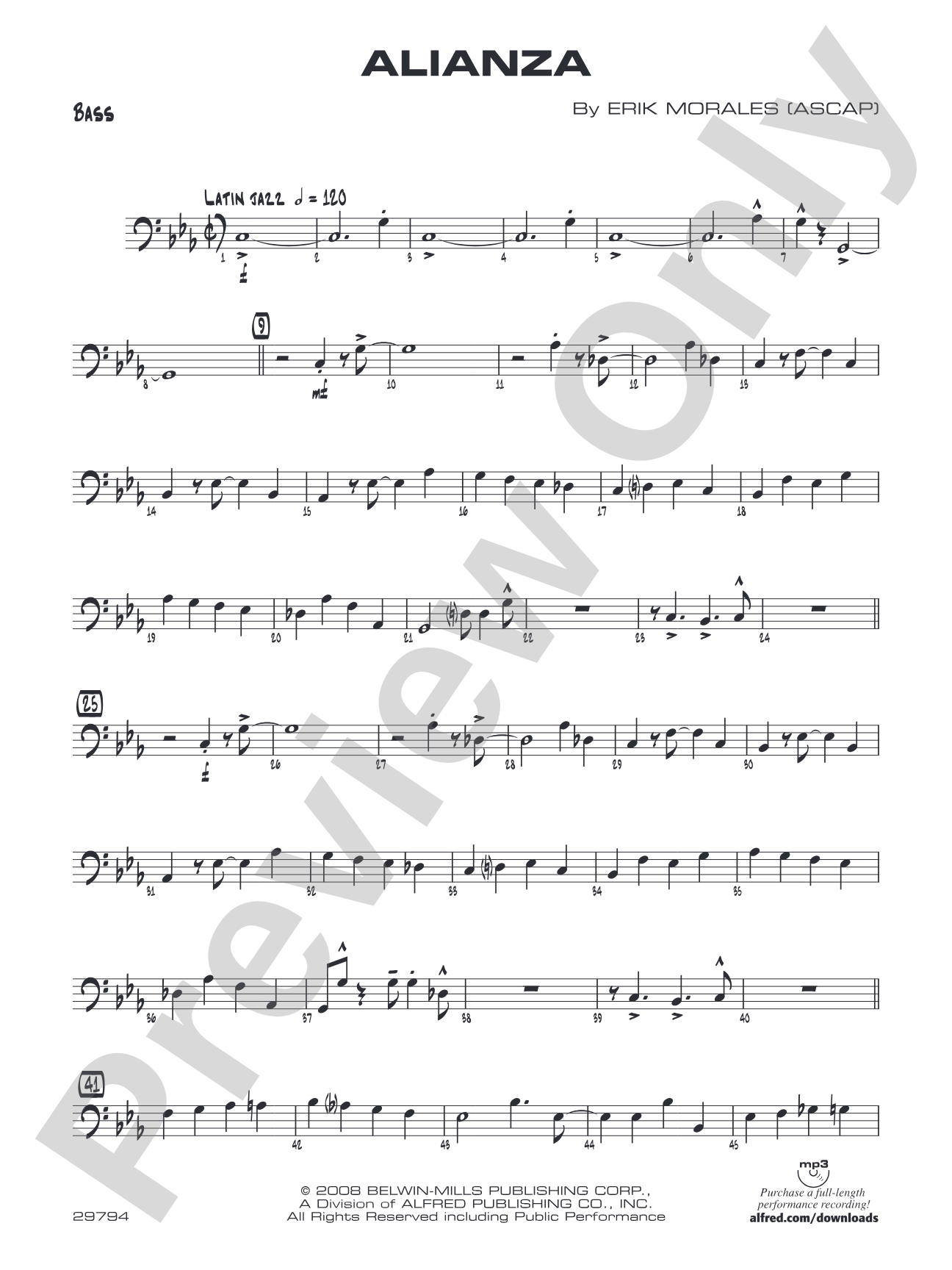 Alianza: String Bass