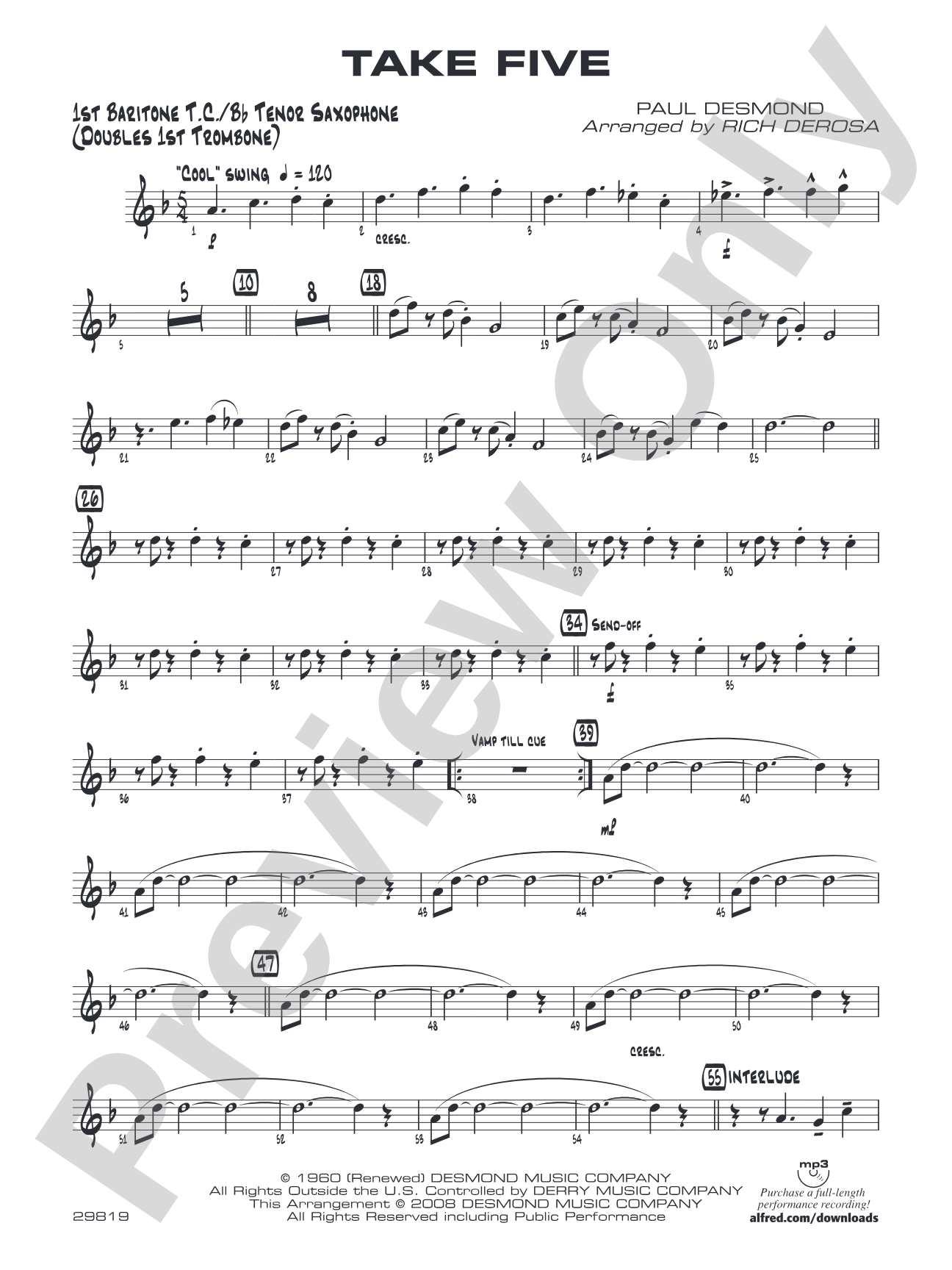 Take Five: Baritone T.C.