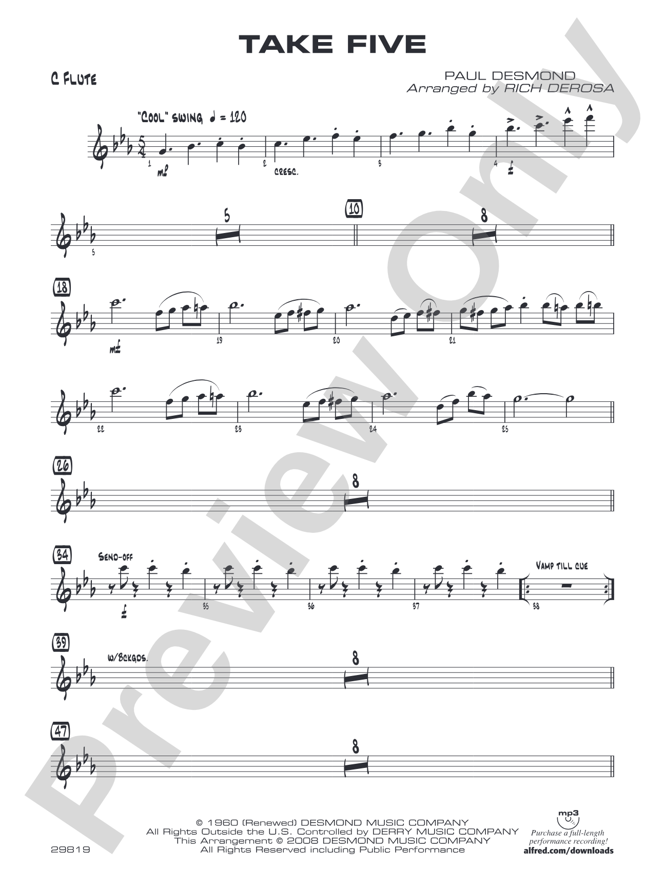 Take Five: Flute