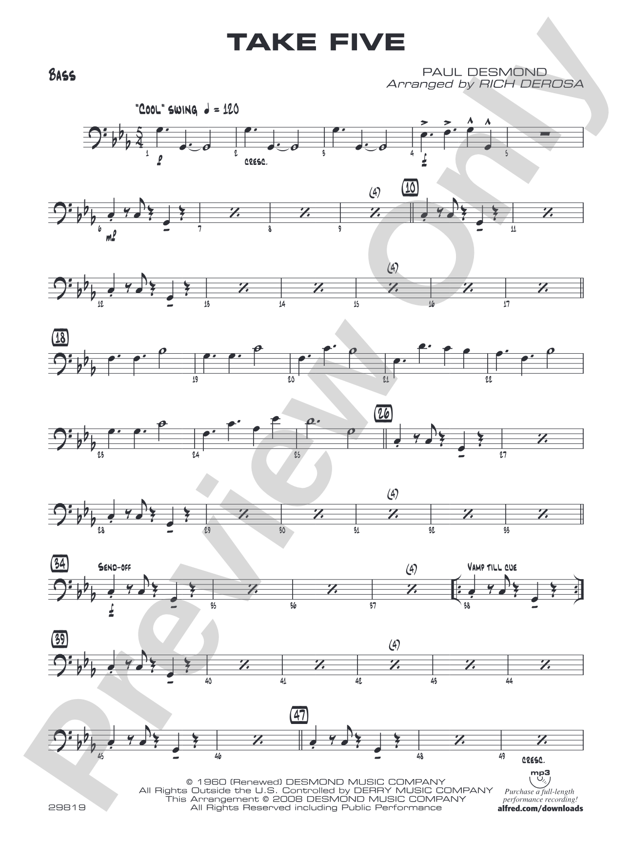 Take Five: String Bass