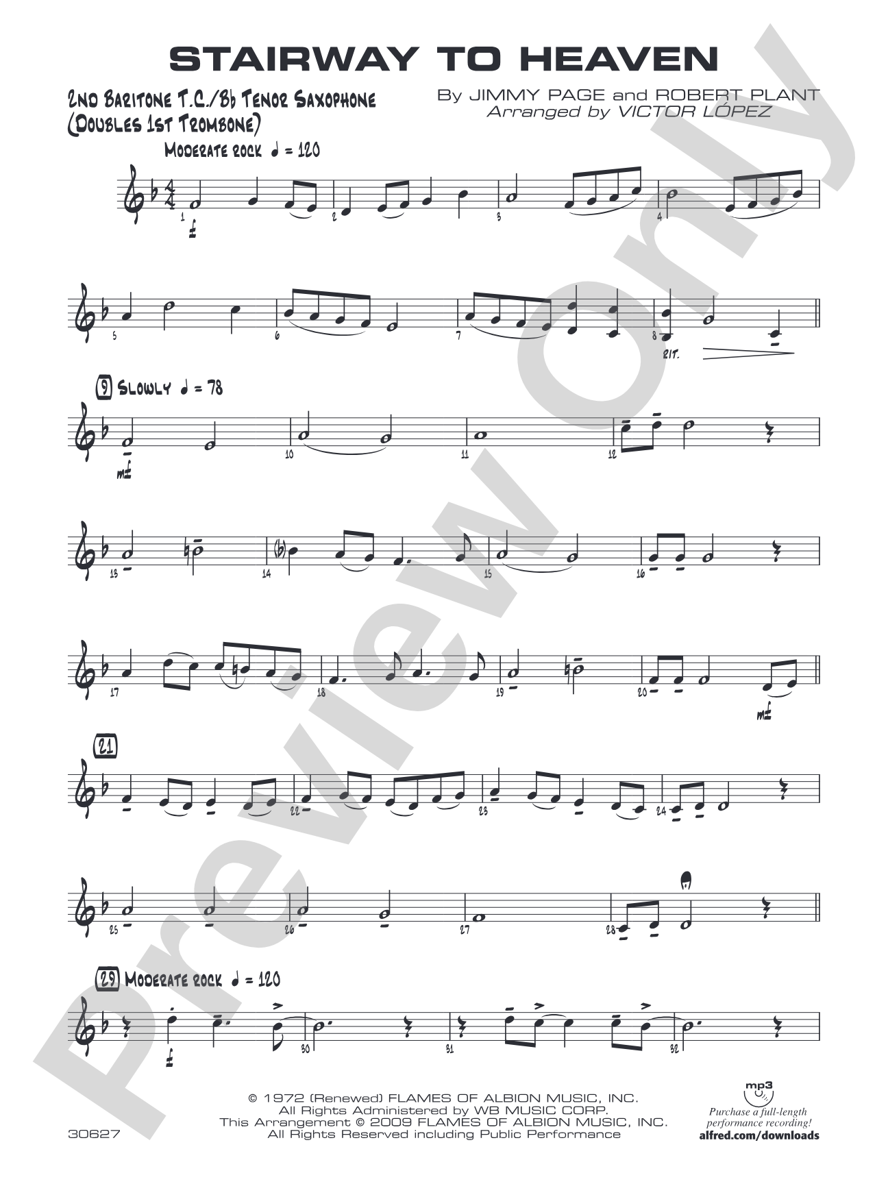 Stairway to Heaven: 2nd Baritone T.C.