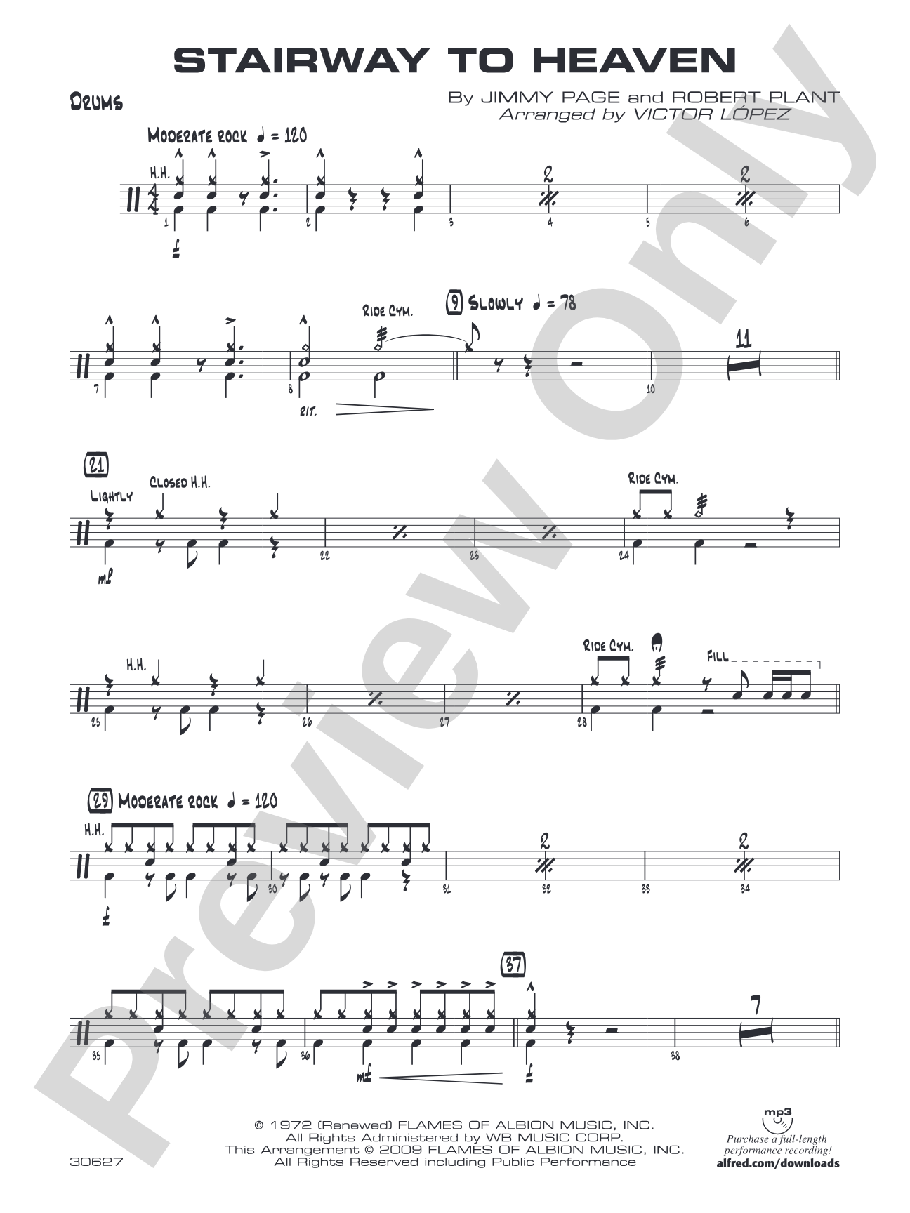 Stairway to Heaven: Drums