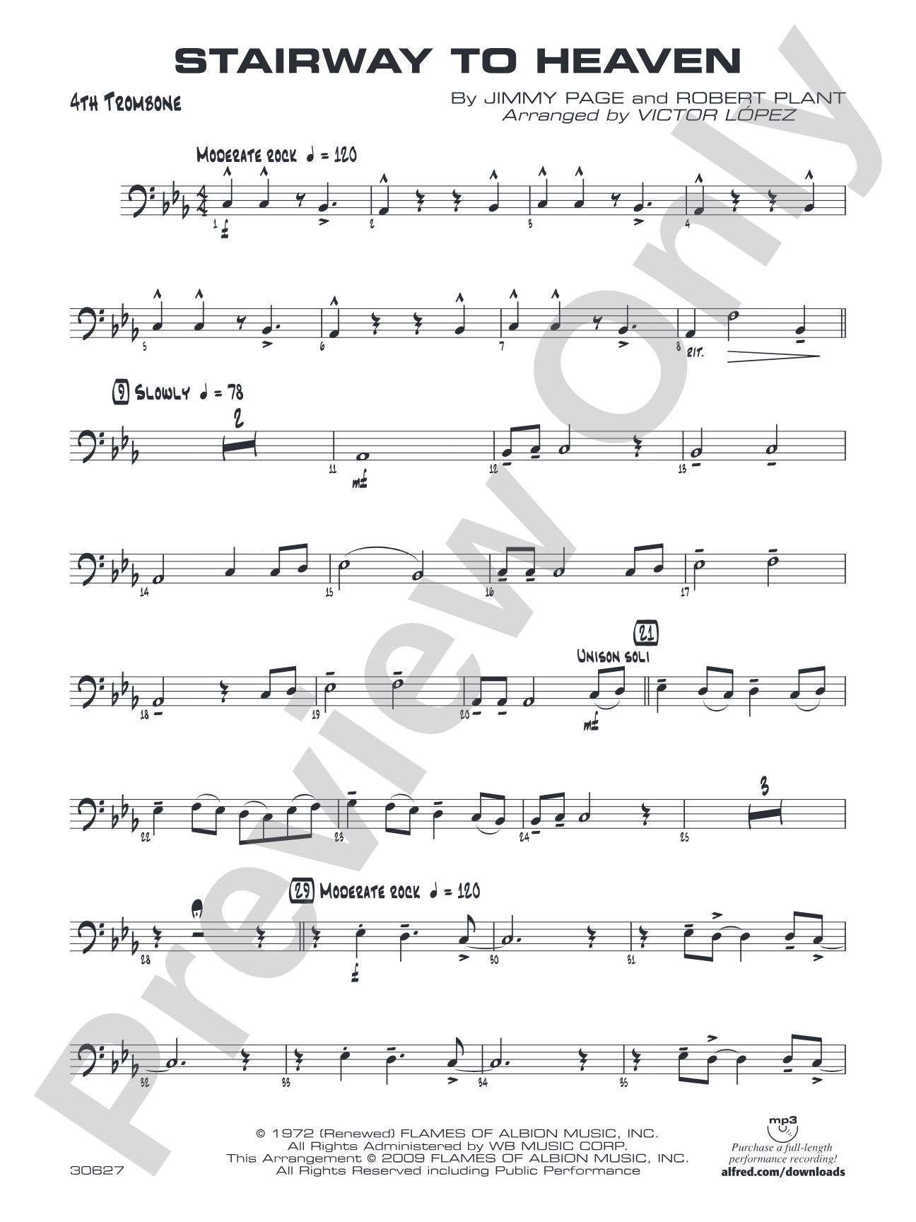 Stairway to Heaven: 4th Trombone