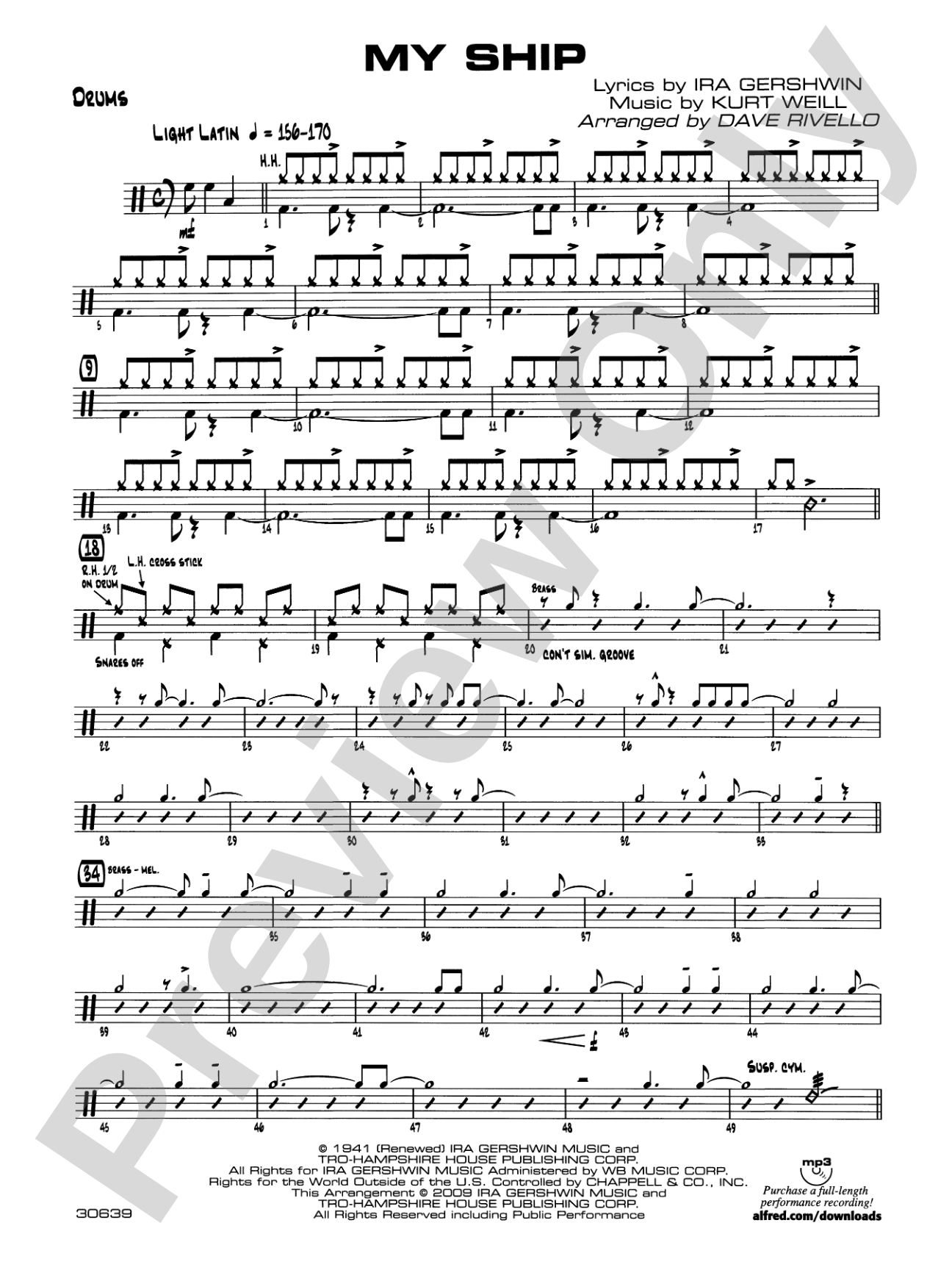 My Ship: Drums