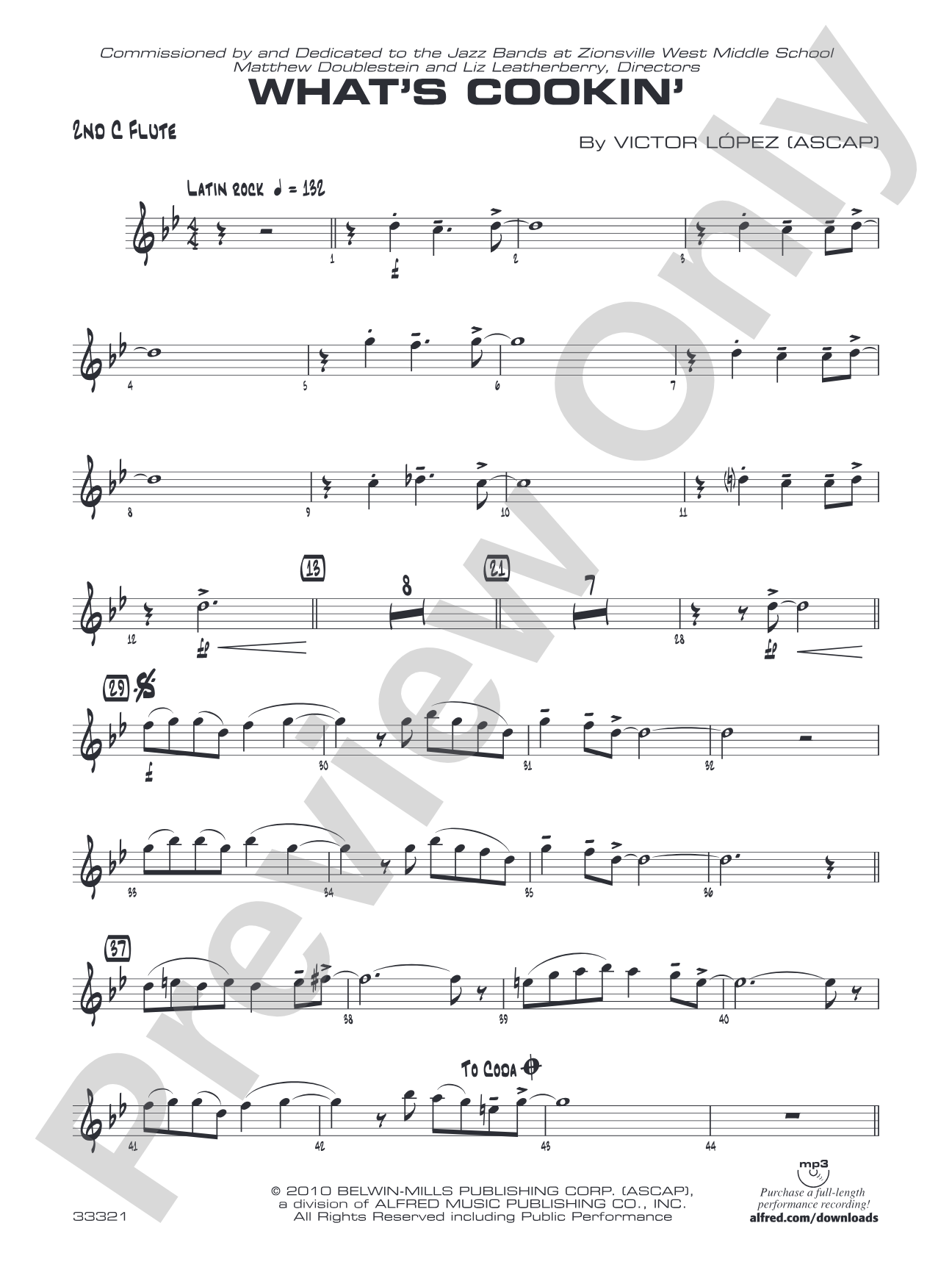 What's Cookin': 2nd Flute
