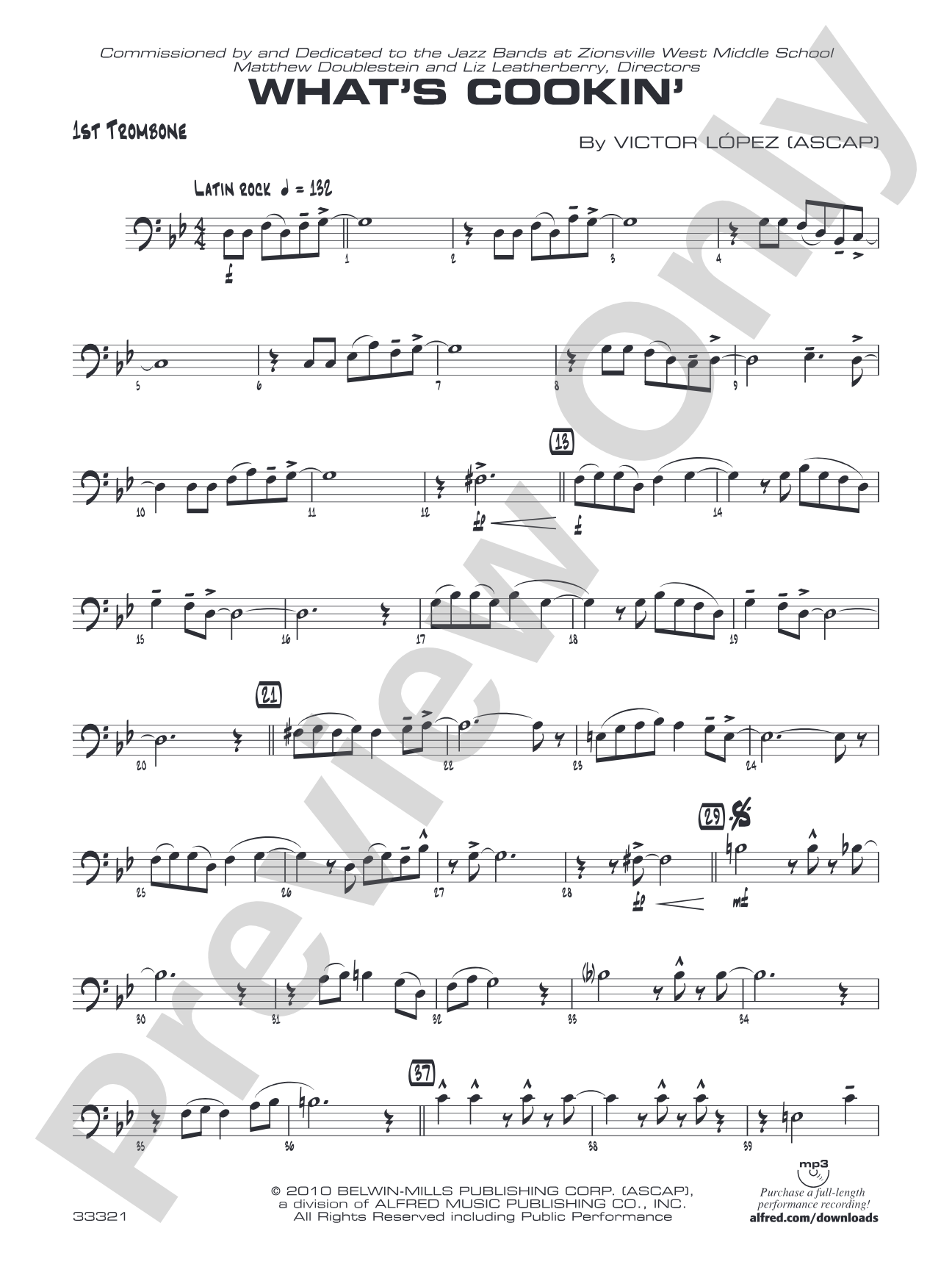 What's Cookin': 1st Trombone
