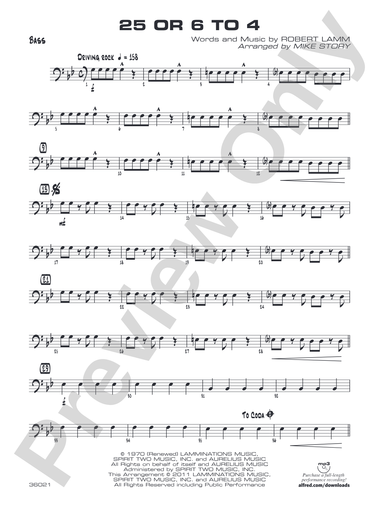 25 or 6 to 4: String Bass