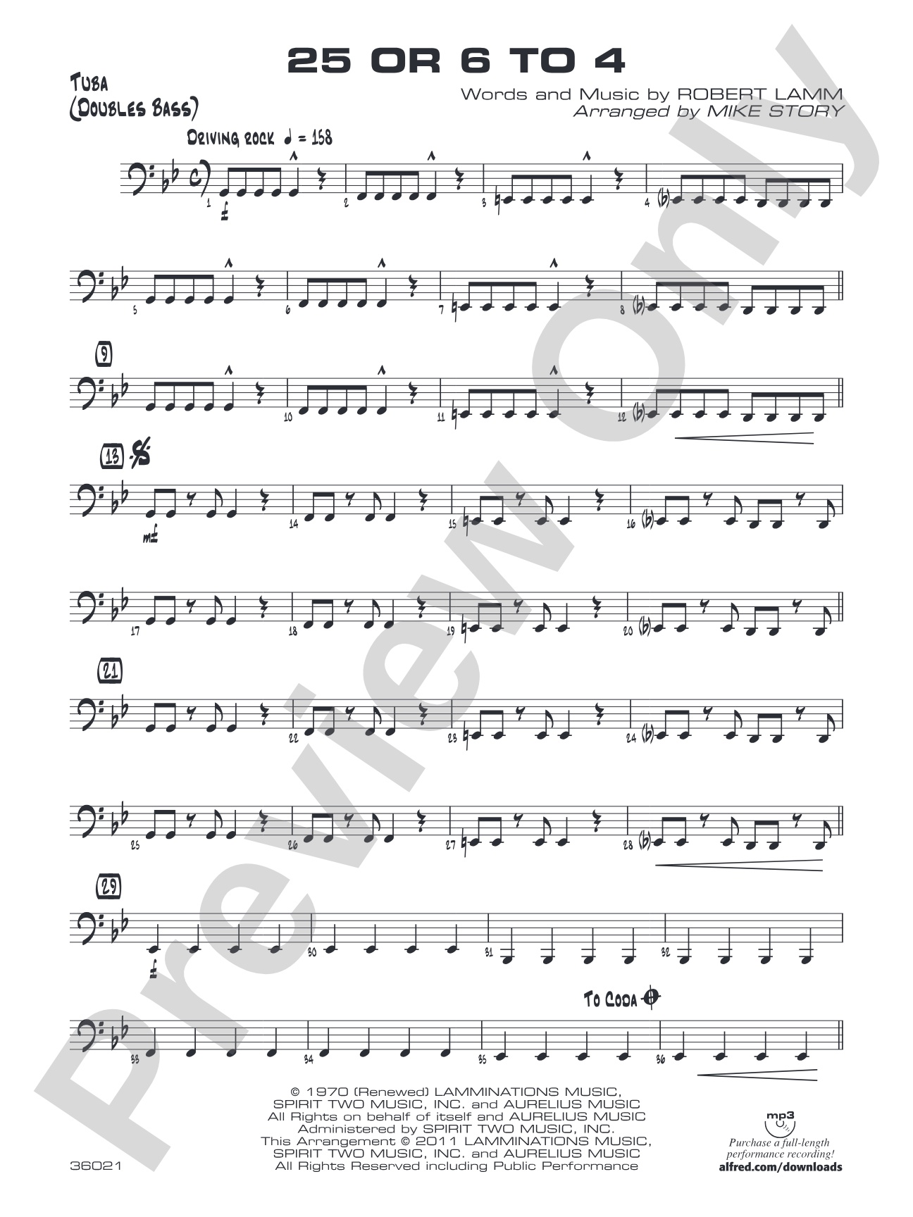 25 or 6 to 4: Tuba