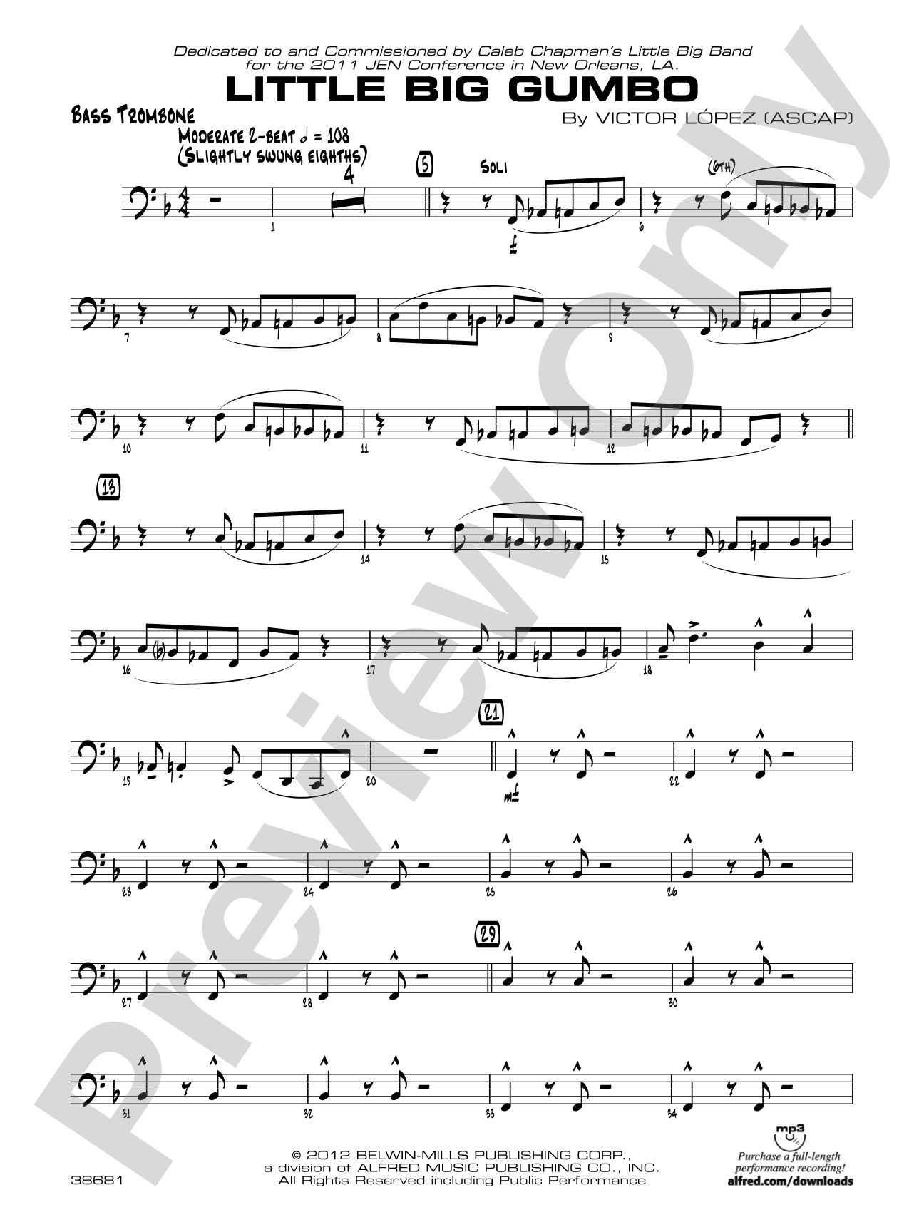 Little Big Gumbo: 4th Trombone