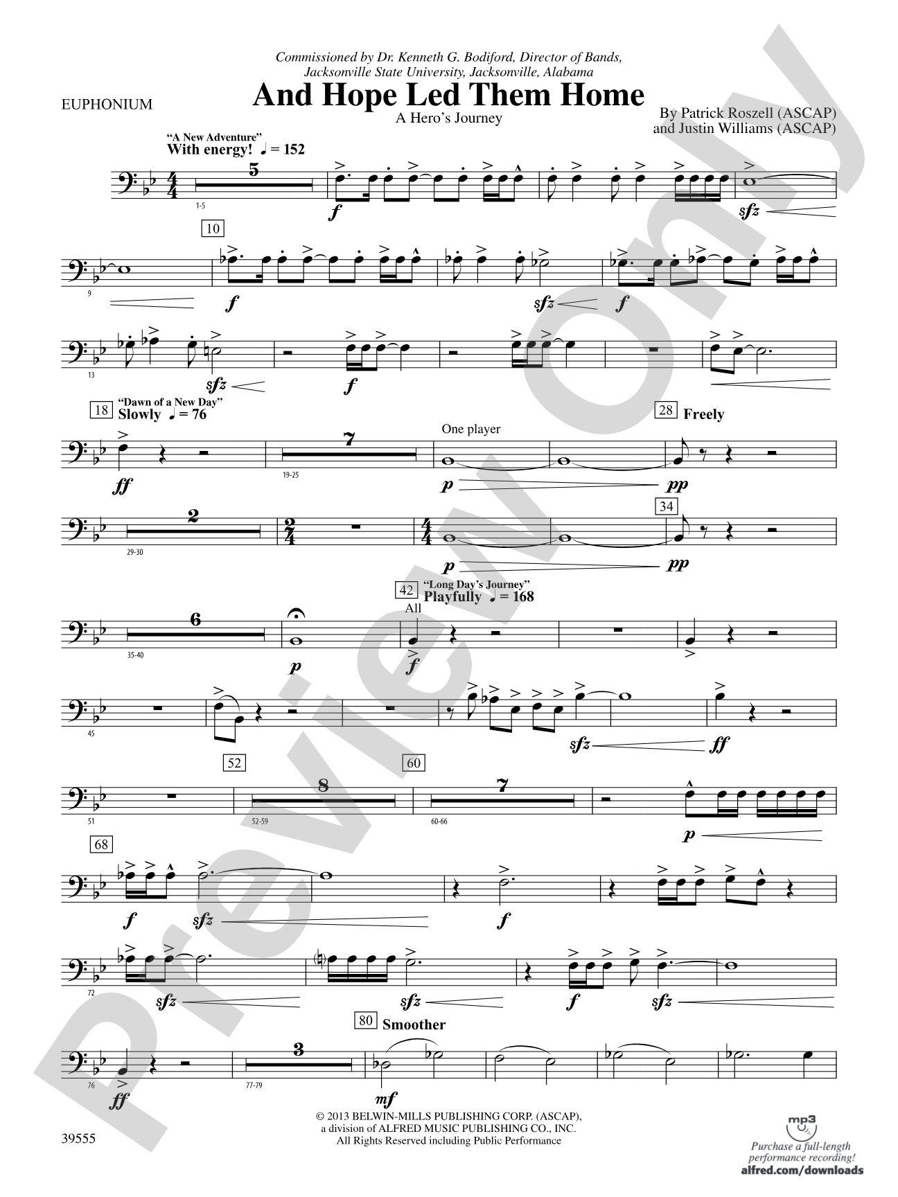 And Hope Led Them Home: Baritone B.C.