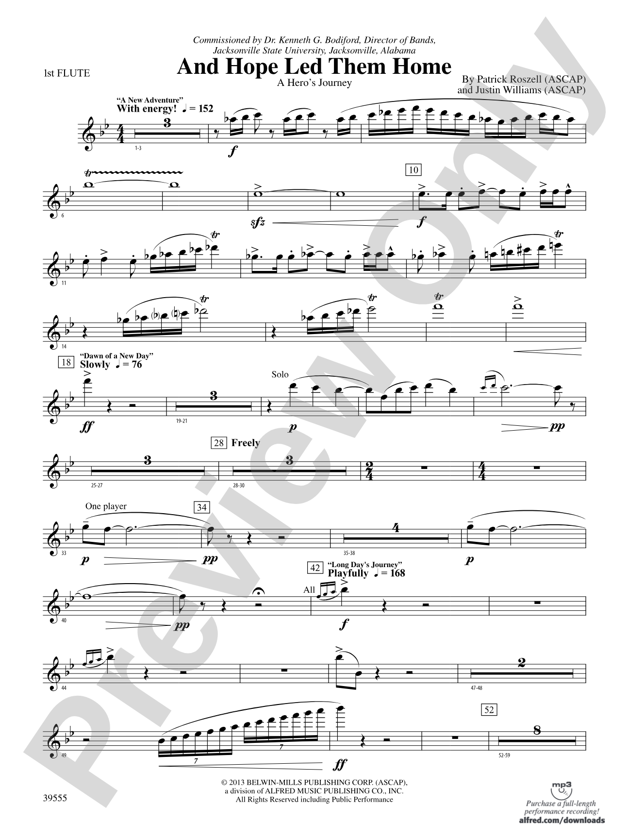 And Hope Led Them Home: Flute