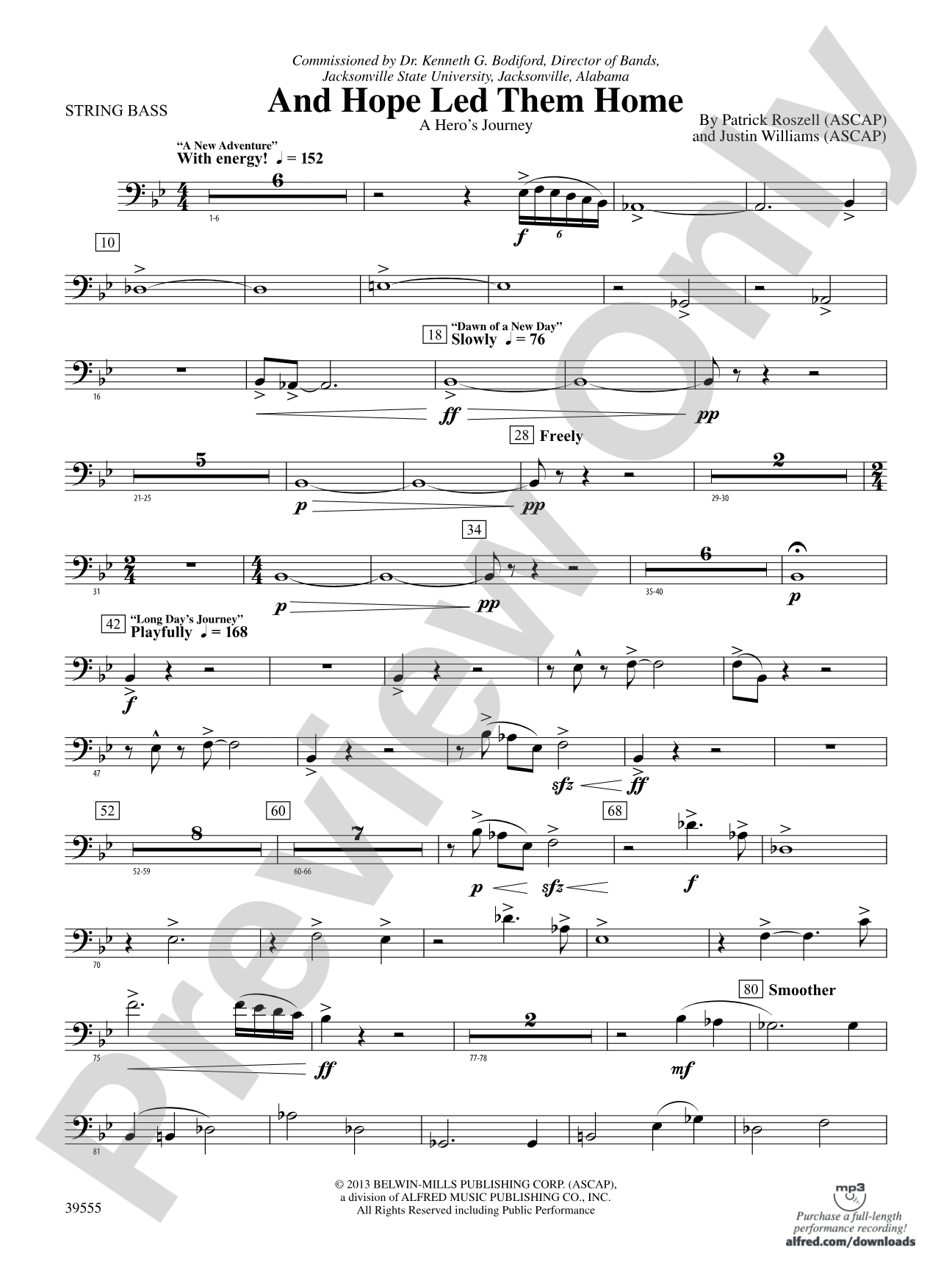 And Hope Led Them Home: String Bass