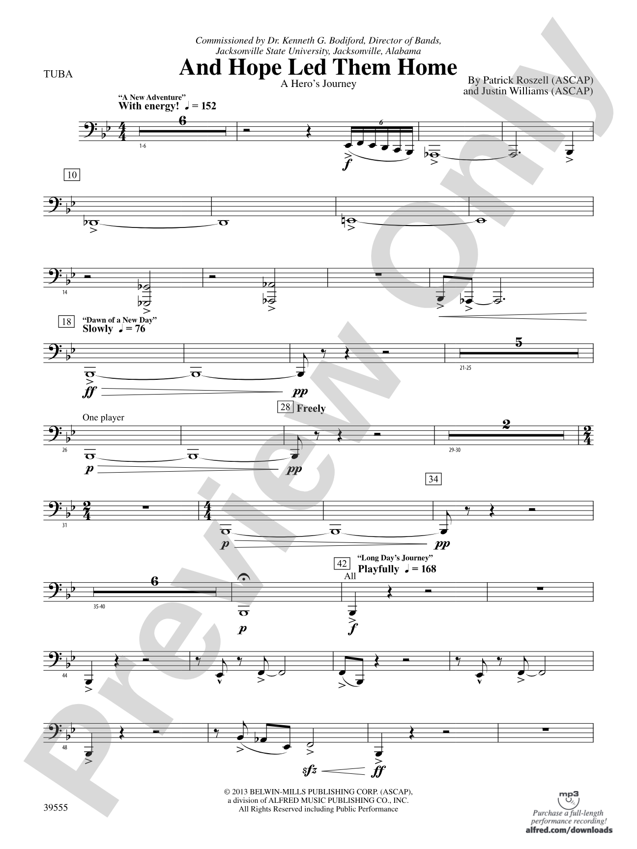 And Hope Led Them Home: Tuba