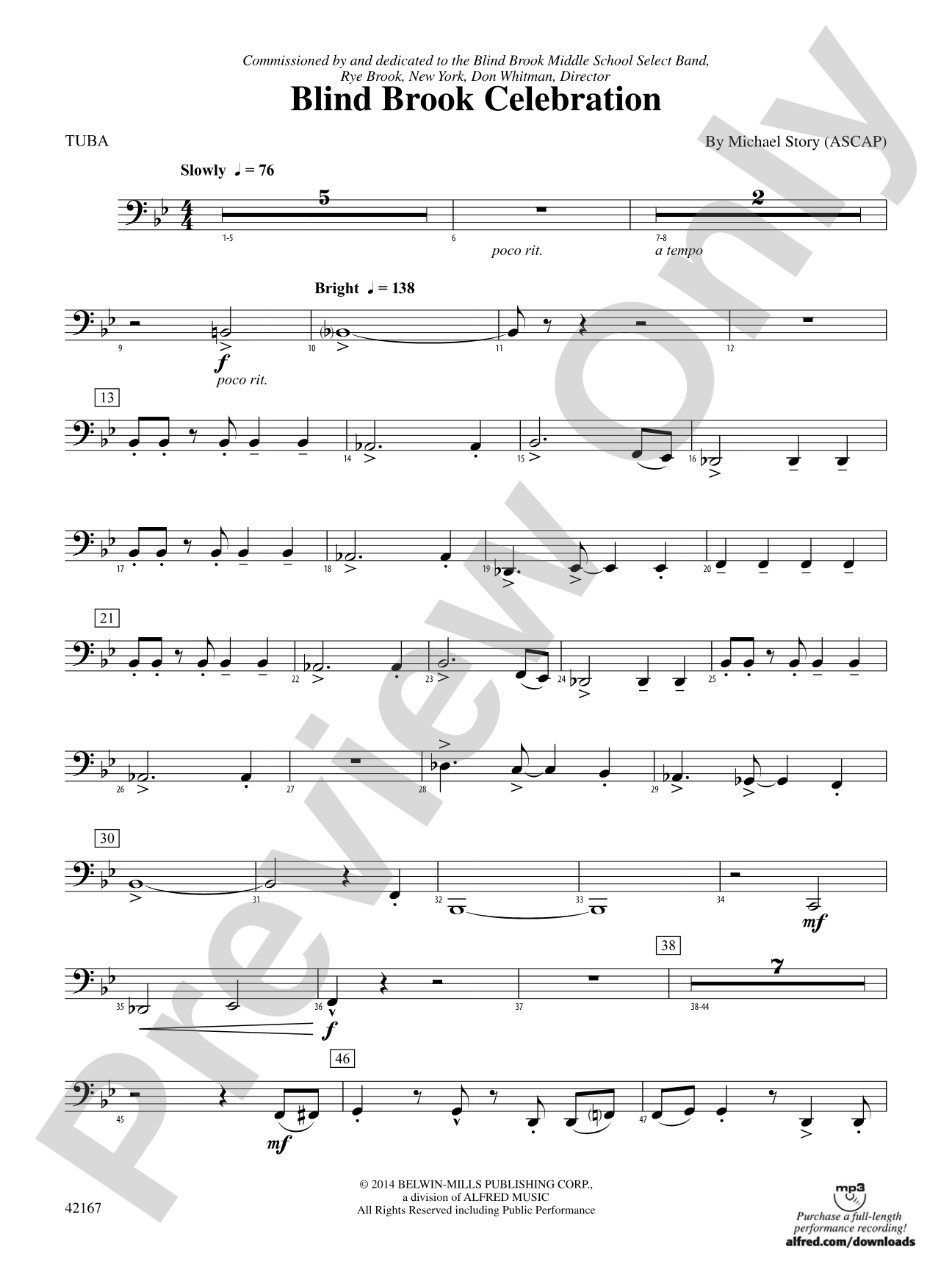 Blind Brook Celebration: Tuba