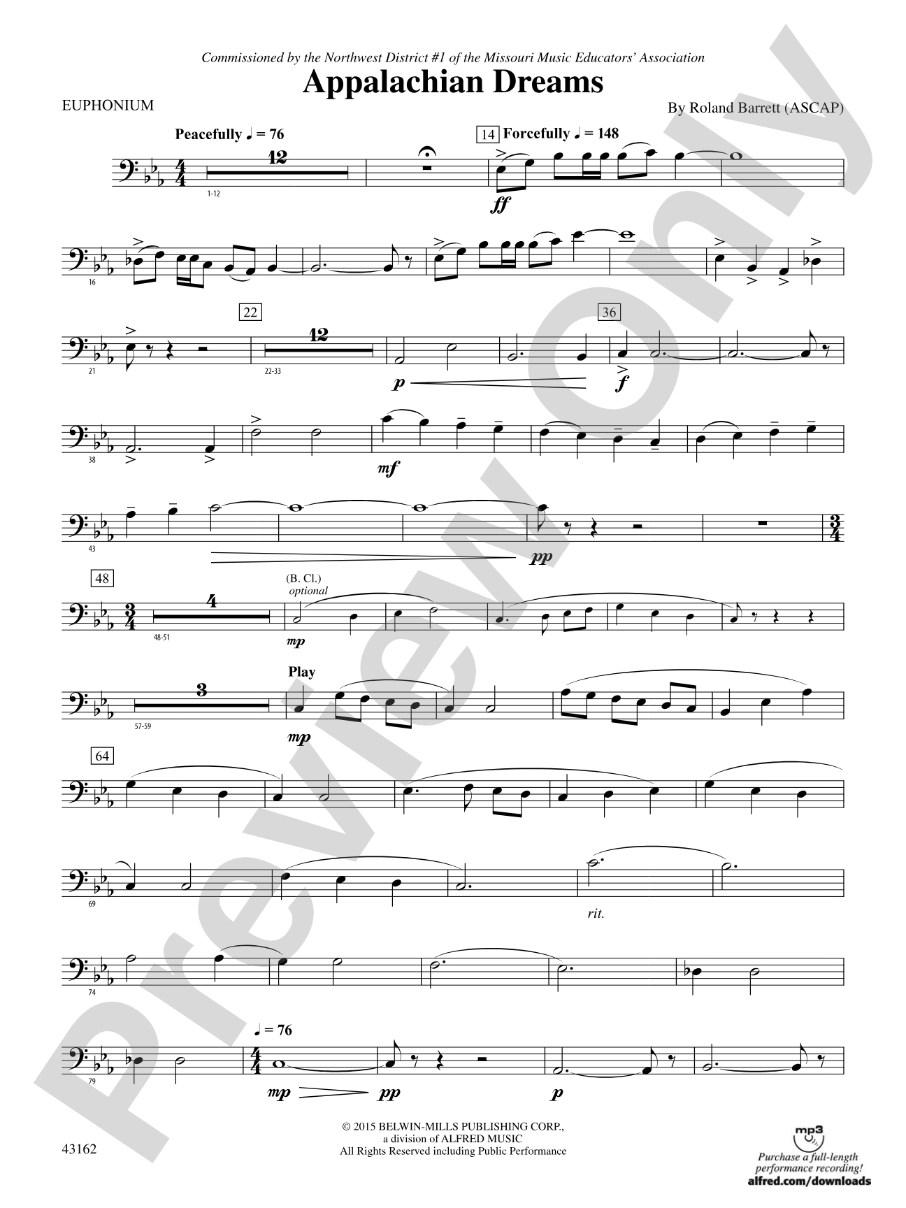 Appalachian Dreams: Baritone B.C.