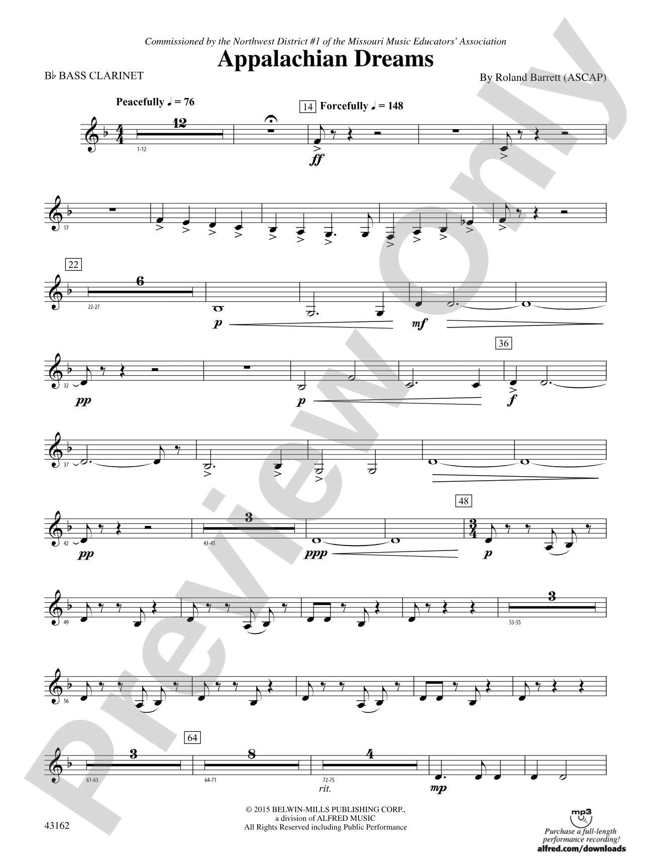 Appalachian Dreams: B-flat Bass Clarinet