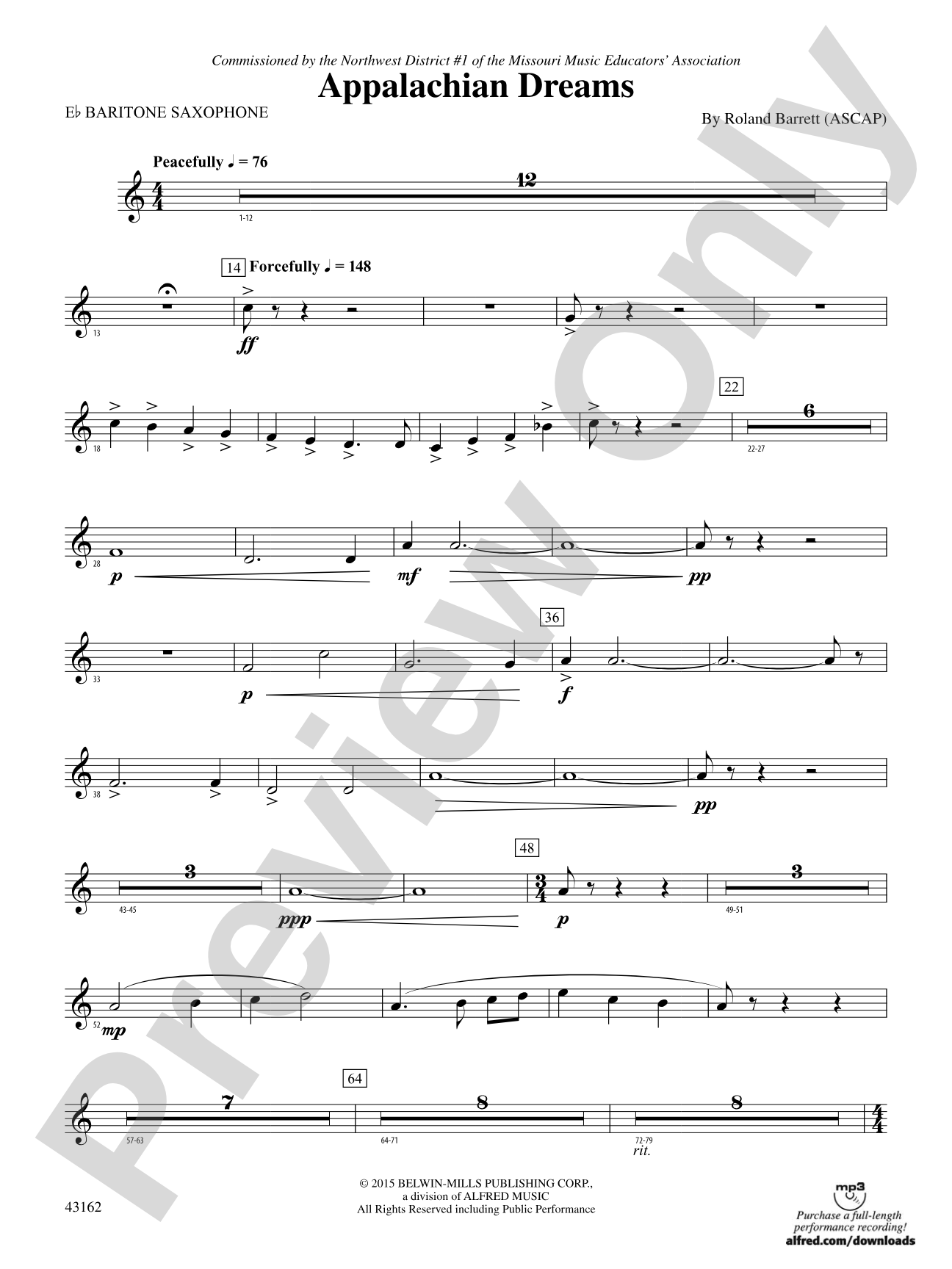 Appalachian Dreams: E-flat Baritone Saxophone