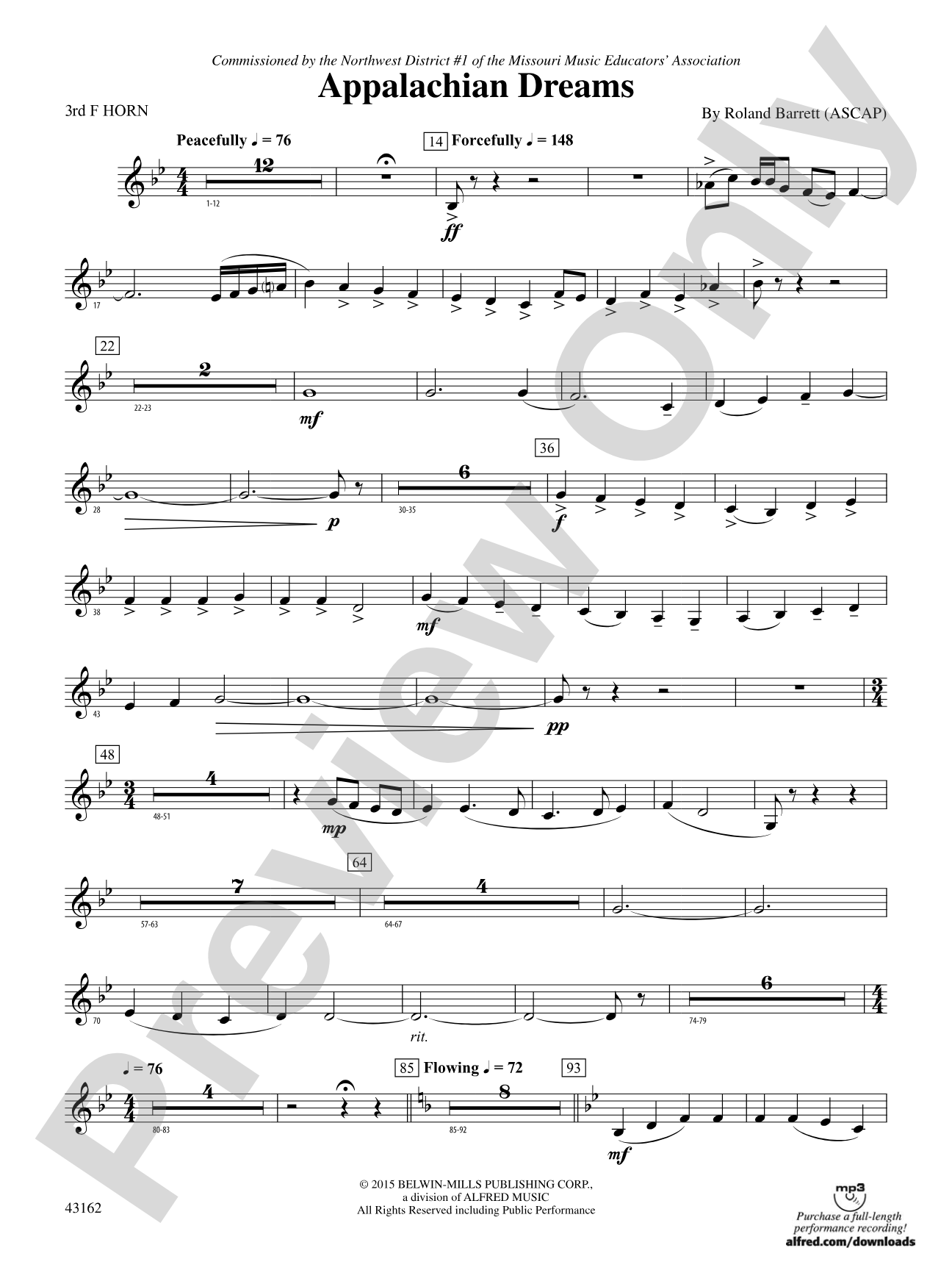 Appalachian Dreams: 3rd F Horn
