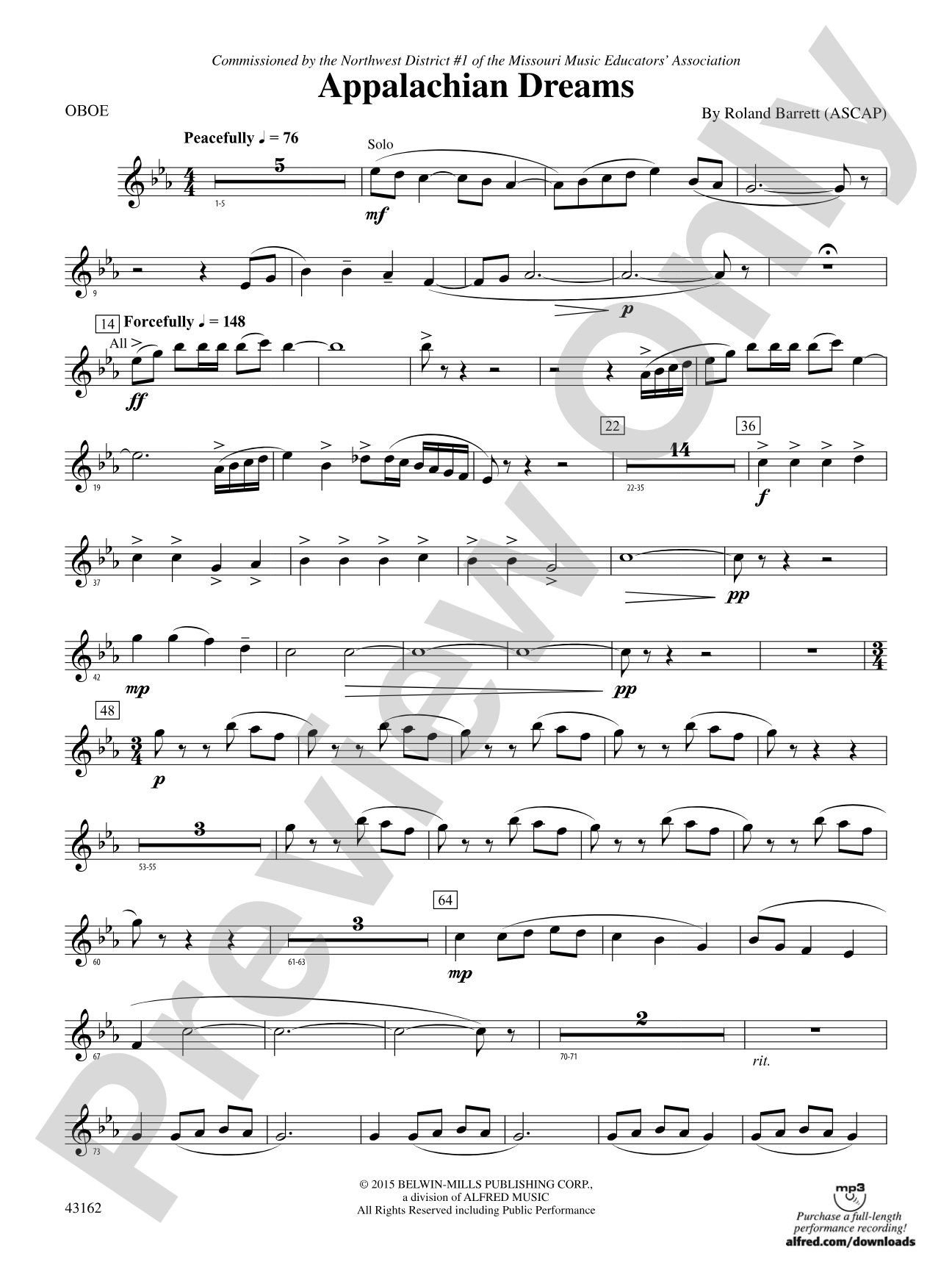 Appalachian Dreams: Oboe