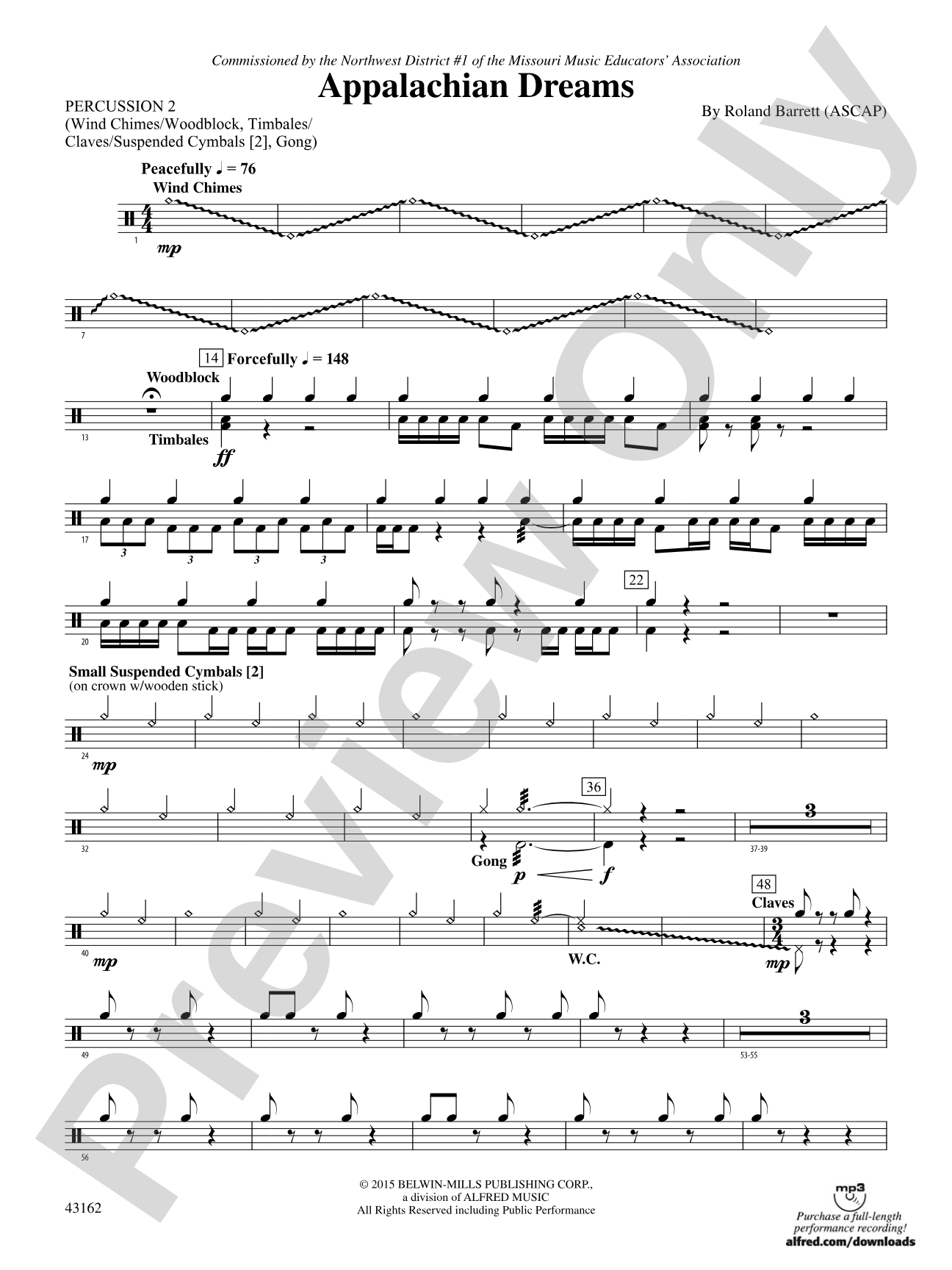 Appalachian Dreams: 2nd Percussion