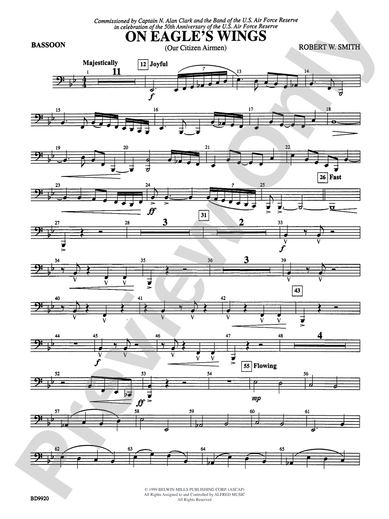 On Eagle's Wings: Bassoon