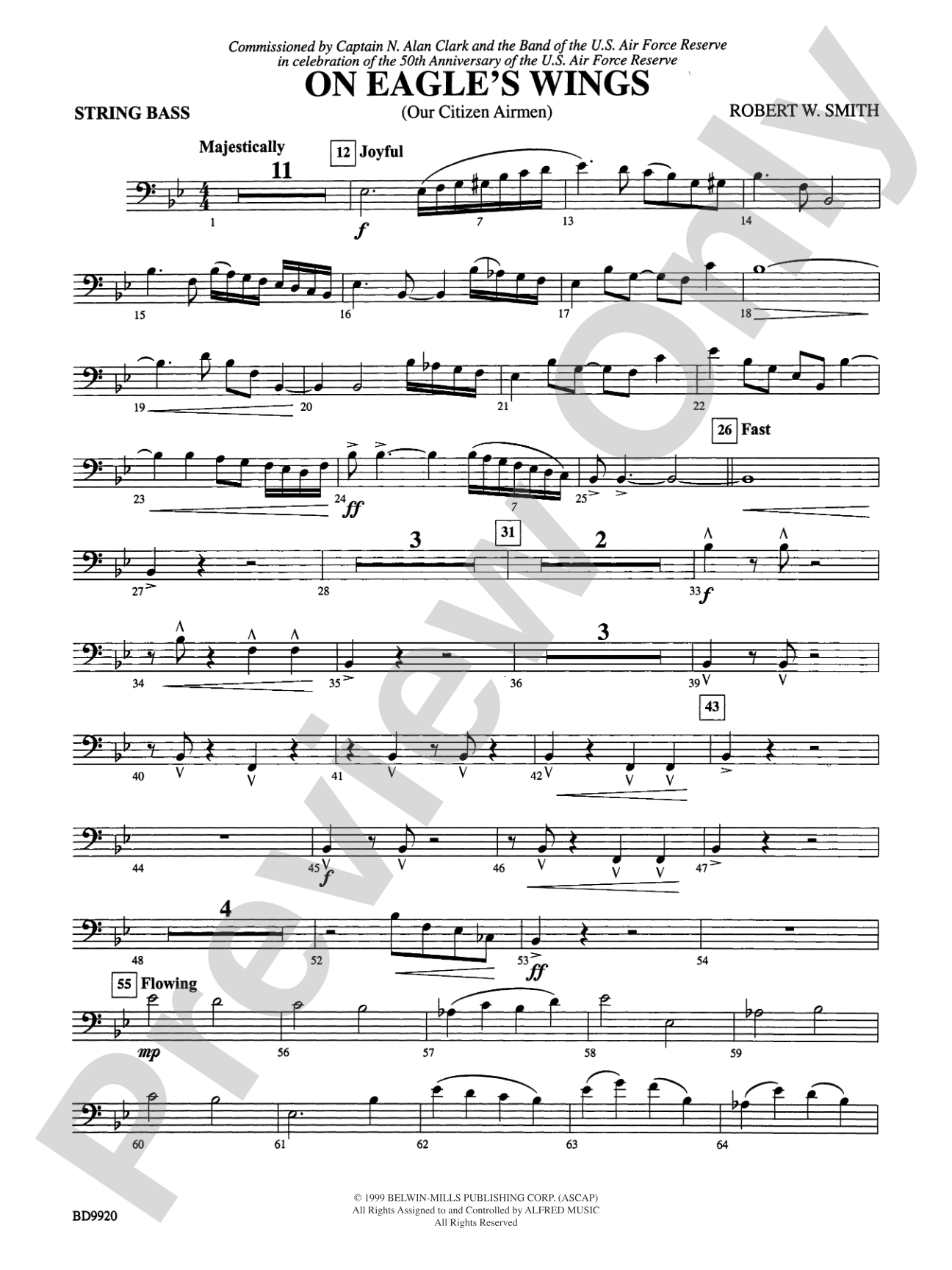On Eagle's Wings: String Bass