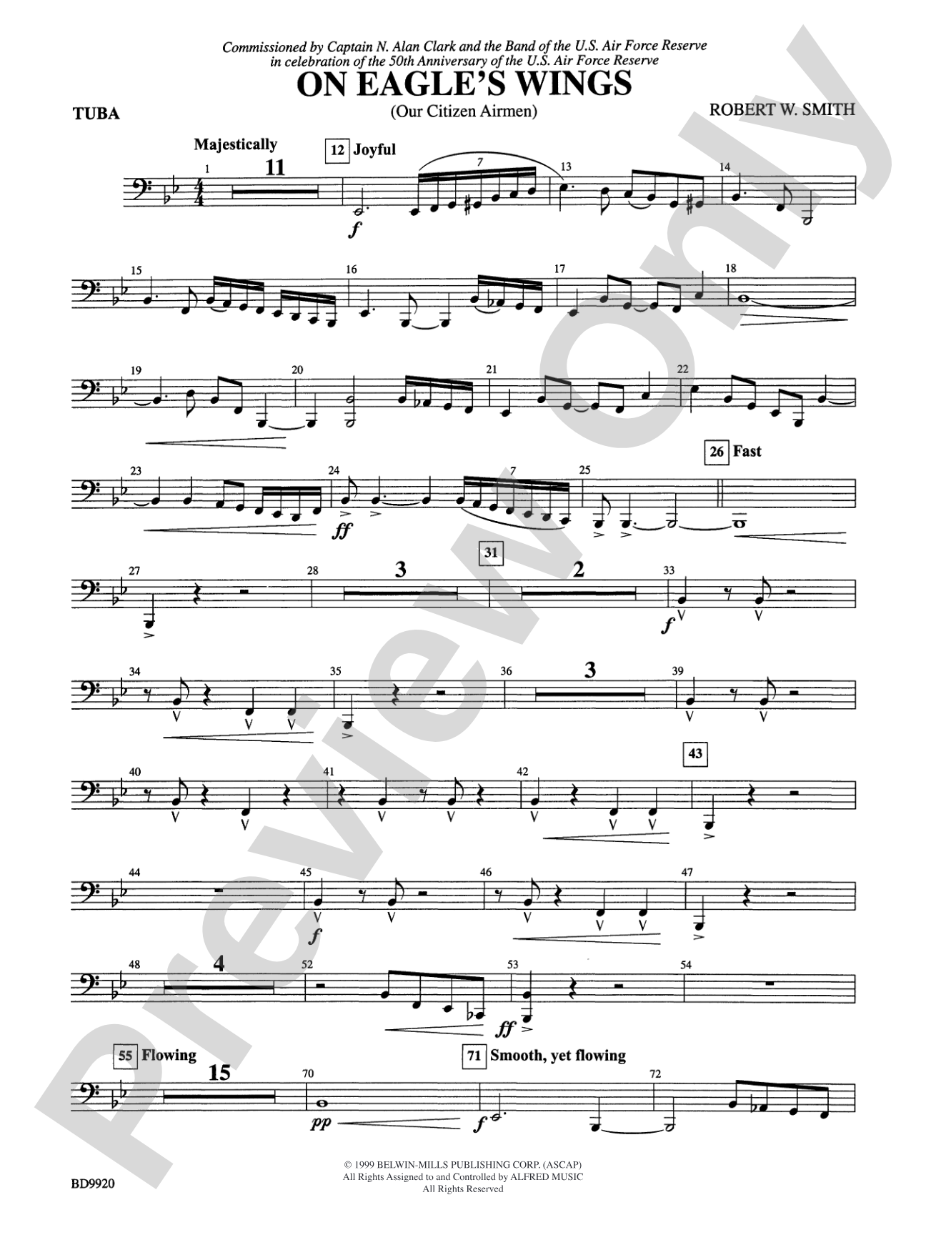 On Eagle's Wings: Tuba
