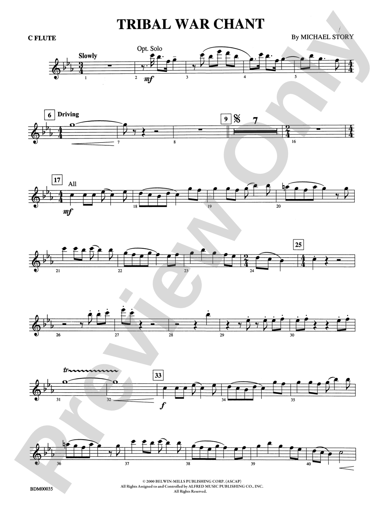 Tribal War Chant: Flute