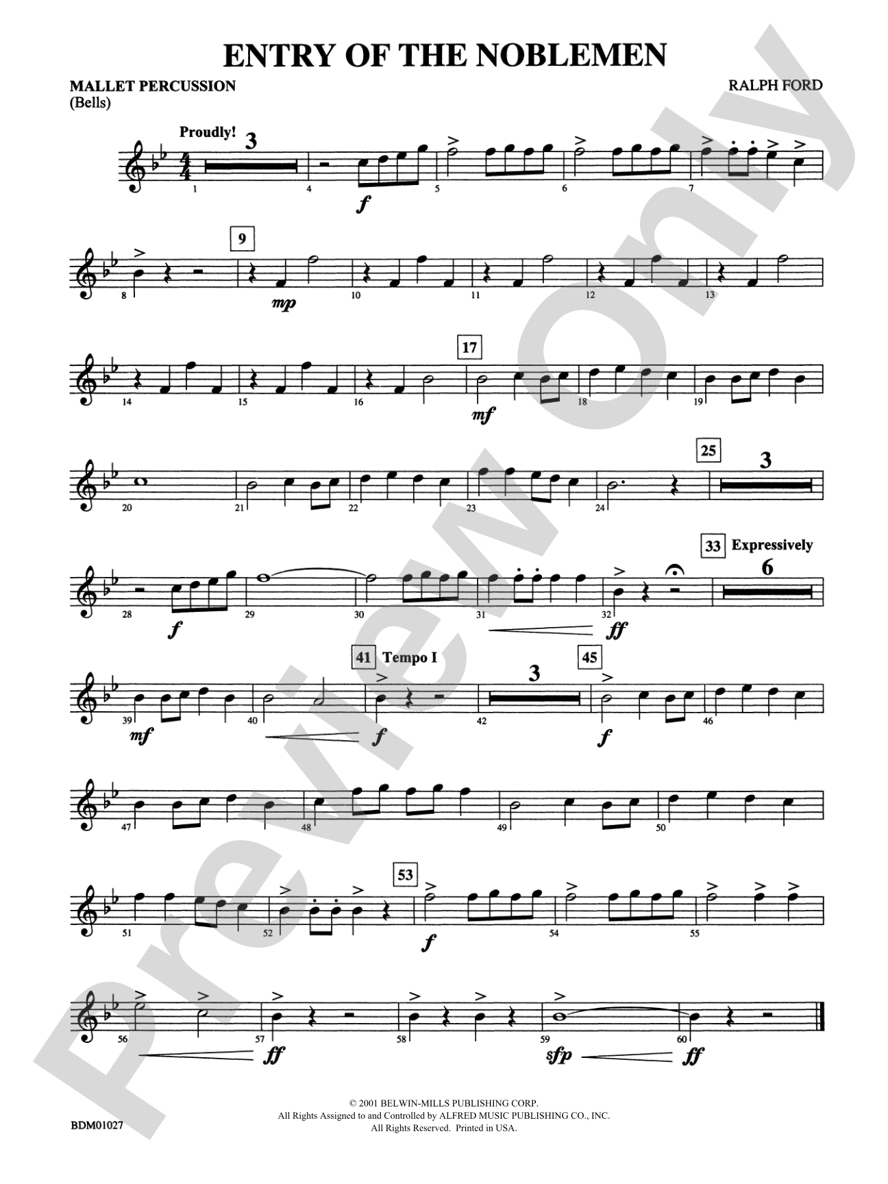 Entry of the Noblemen: Mallets