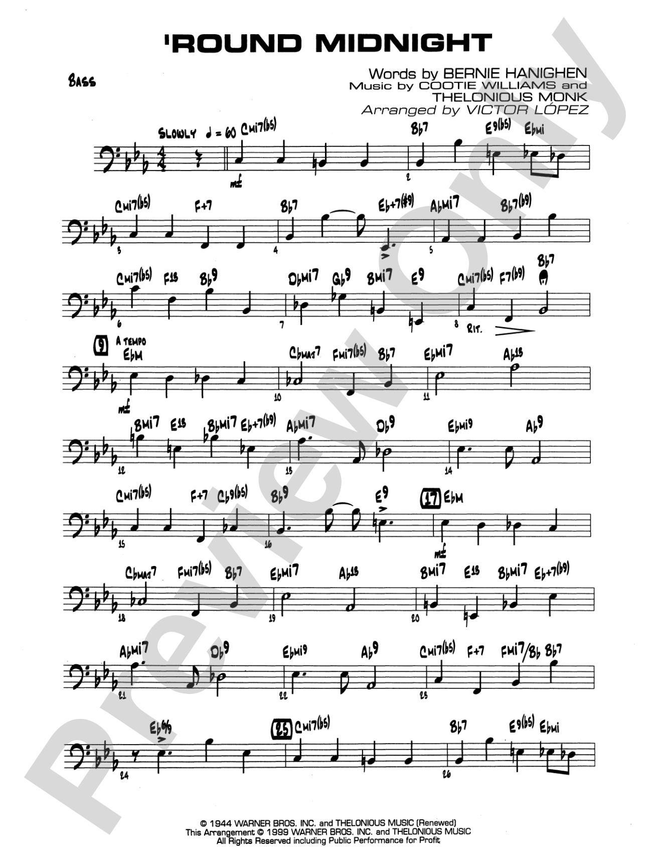 'Round Midnight: String Bass