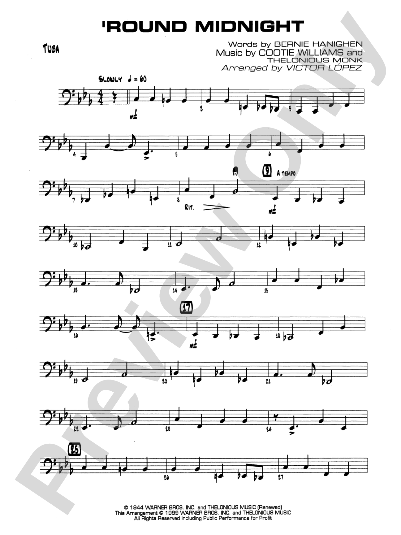 'Round Midnight: Tuba