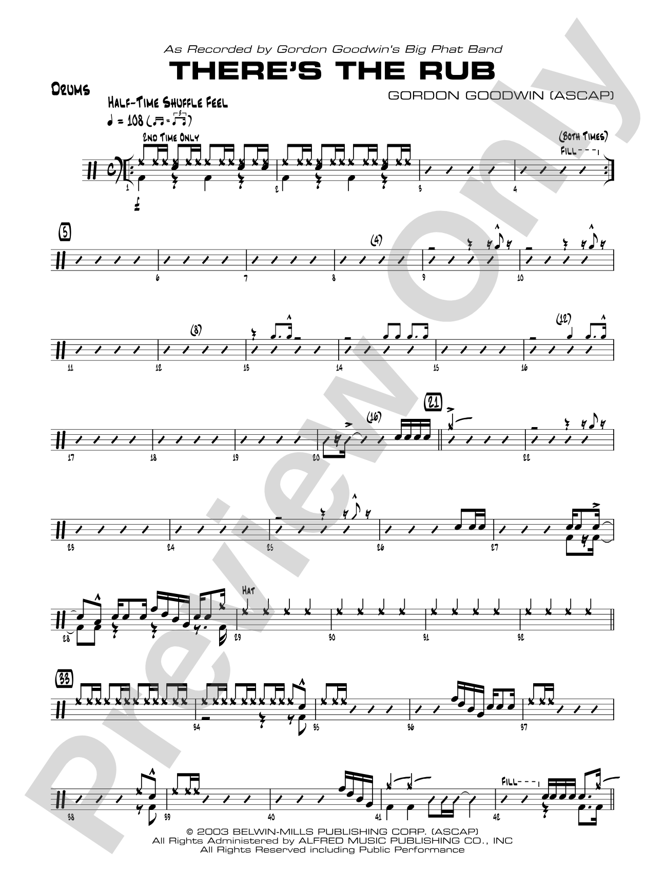 There's the Rub: Drums