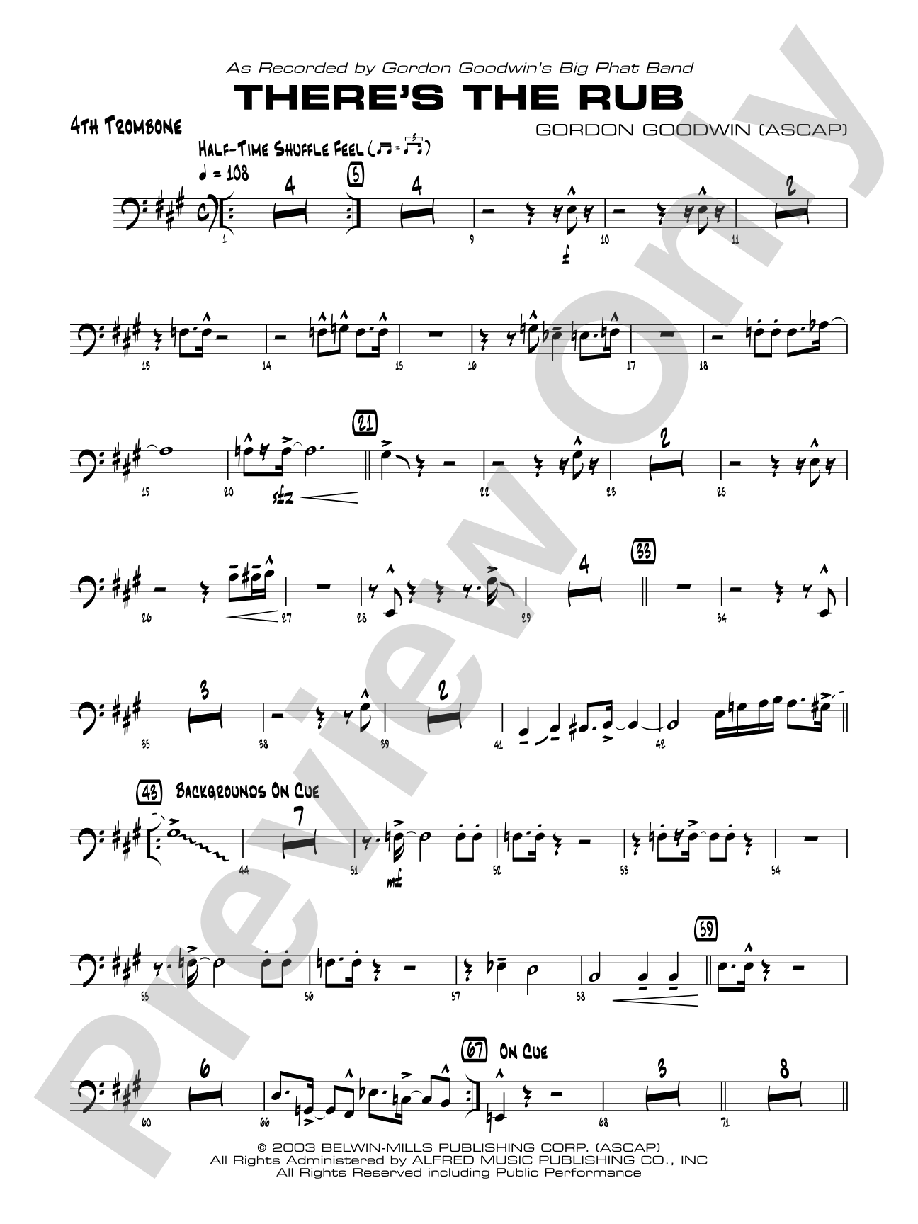 There's the Rub: 4th Trombone