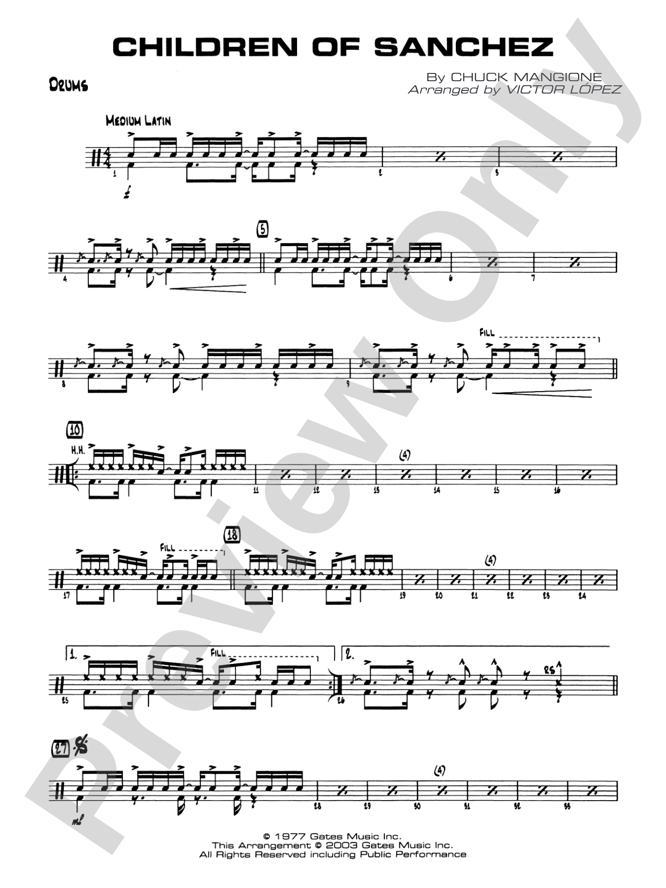 Children of Sanchez: Drums