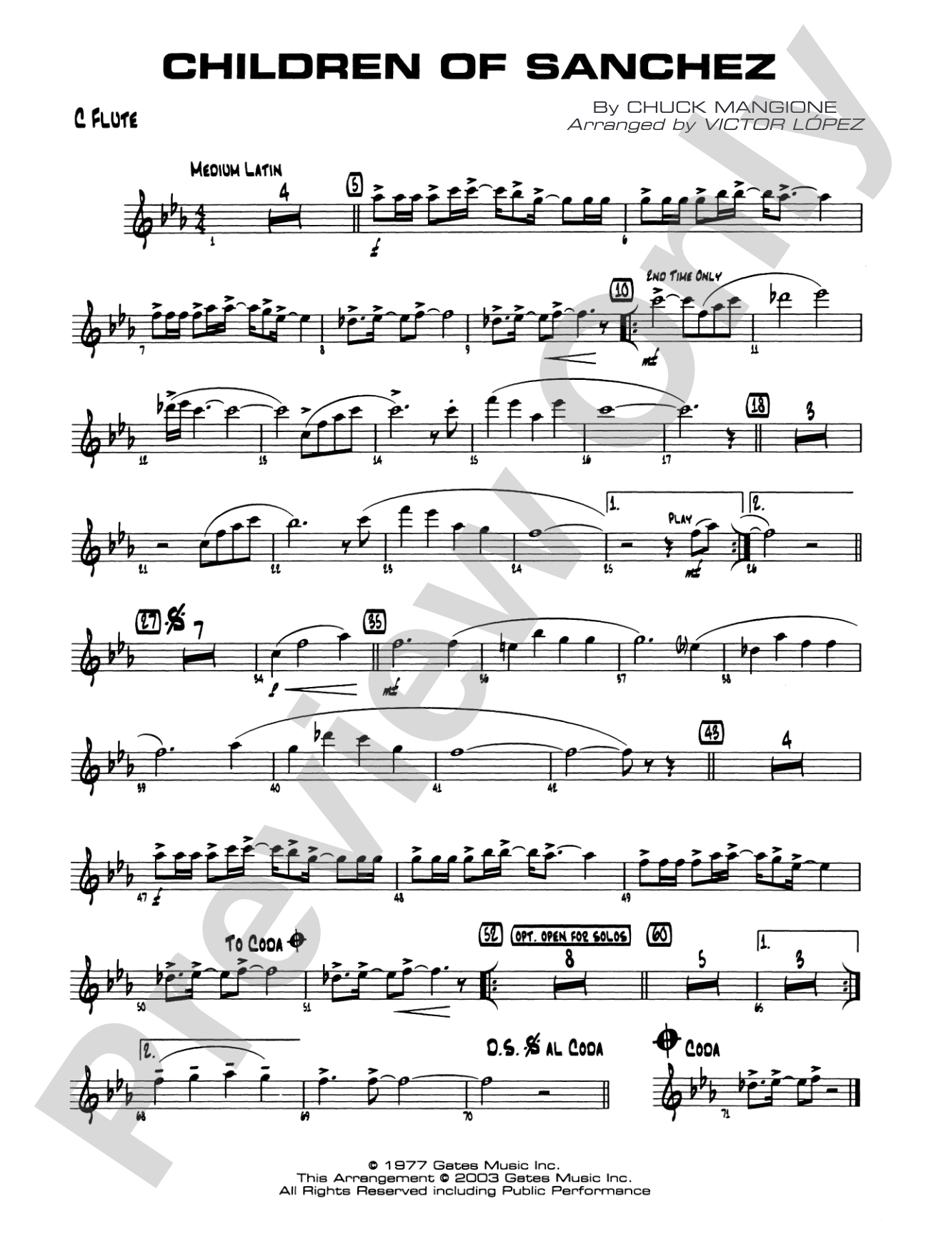 Children of Sanchez: Flute