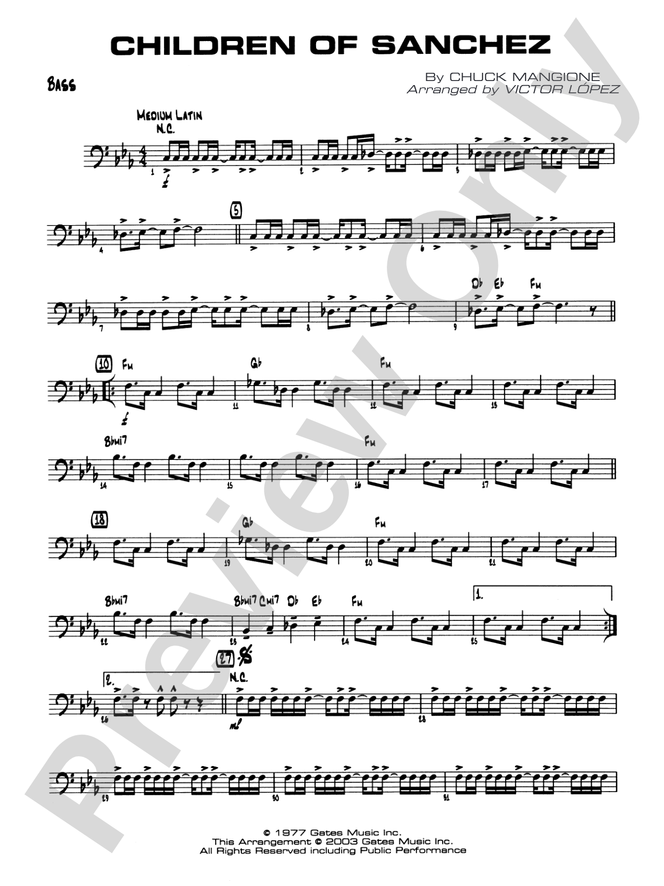 Children of Sanchez: String Bass