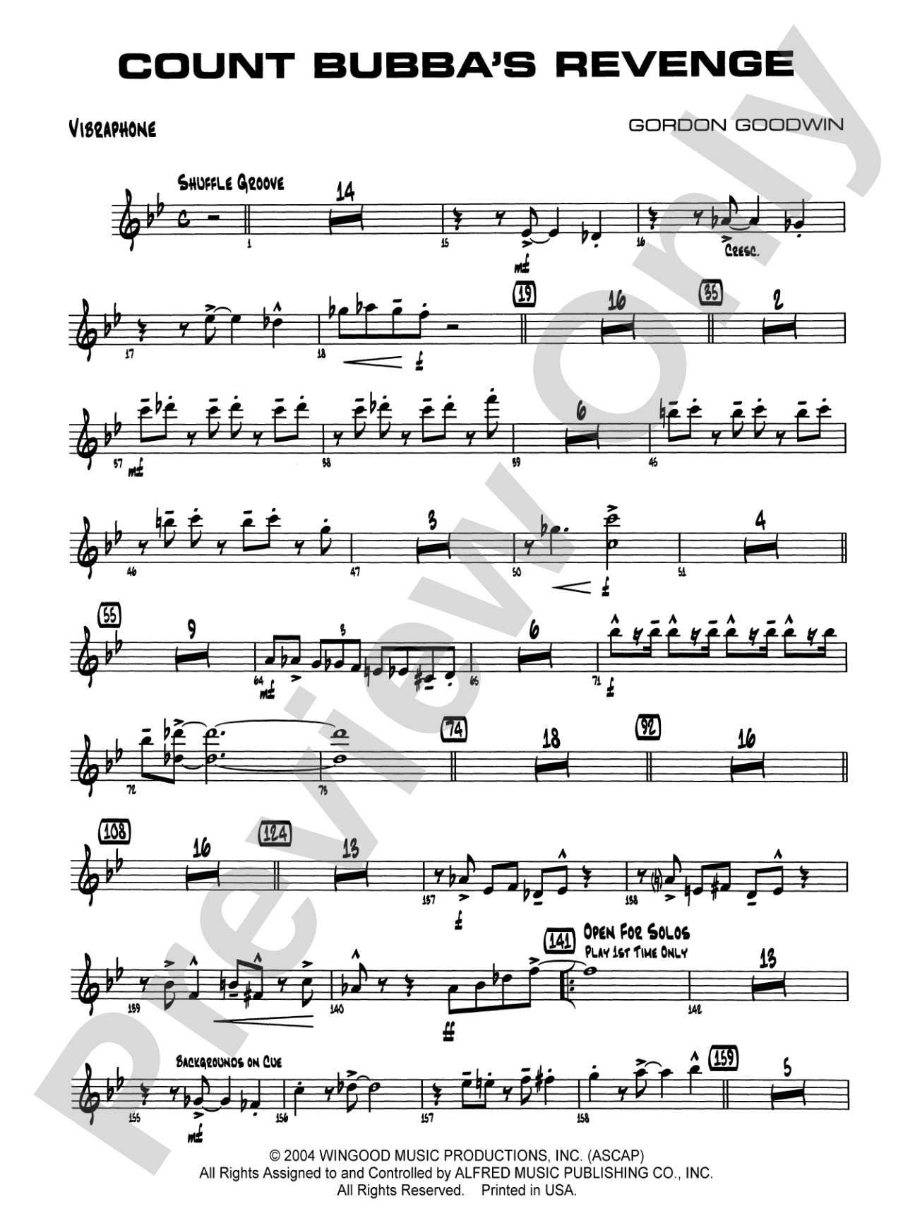 Count Bubba's Revenge: Vibraphone
