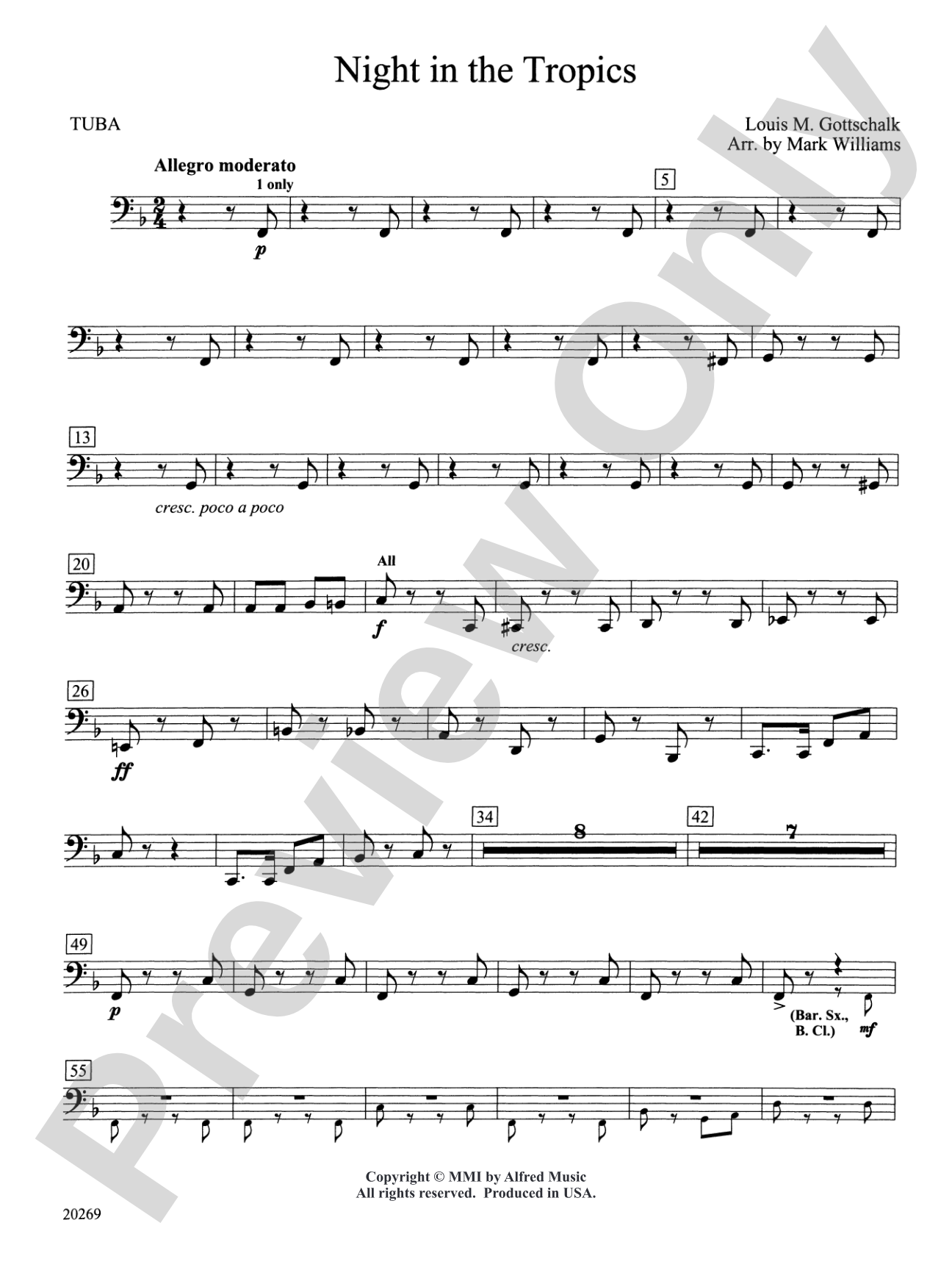 Night in the Tropics: Tuba