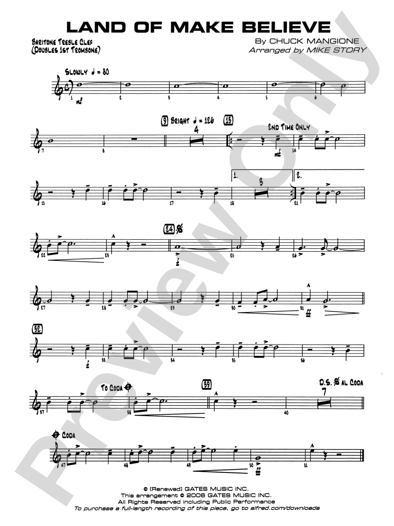 Land of Make Believe: Baritone T.C.