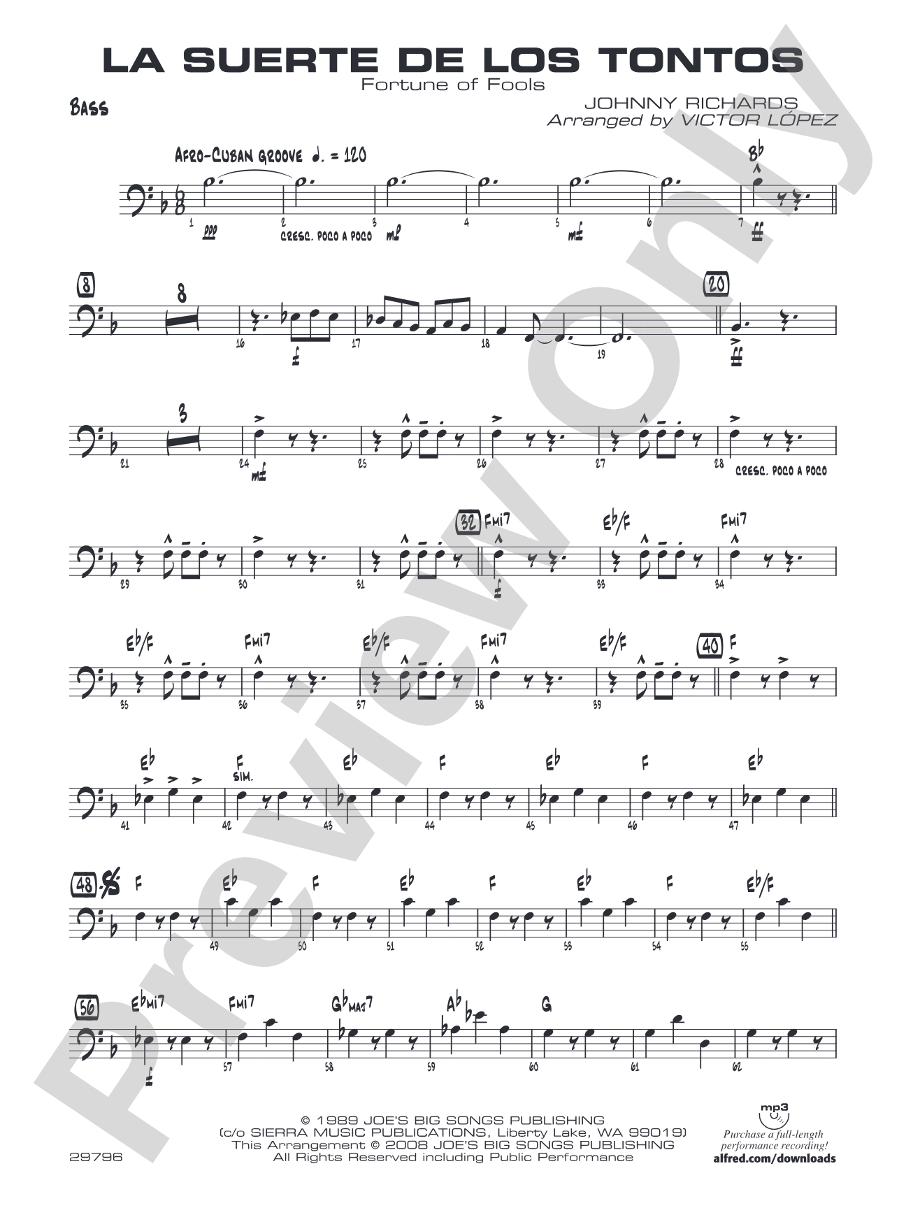 La Suerte de los Tontos: String Bass