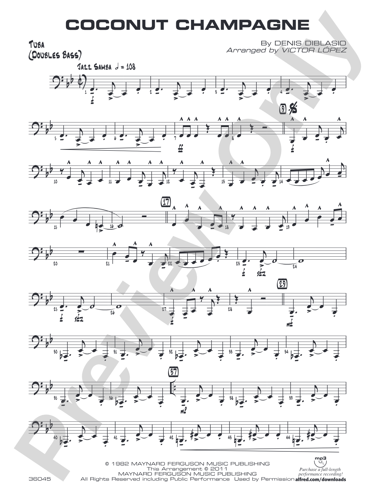 Coconut Champagne: Tuba