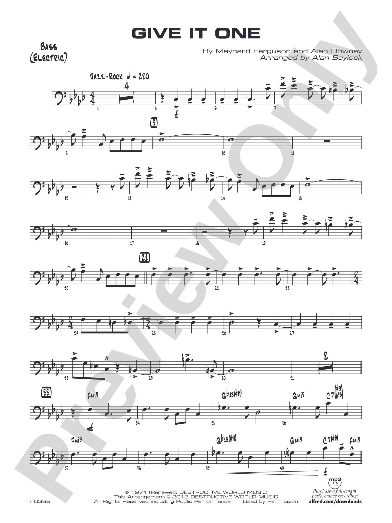 Give It One: String Bass