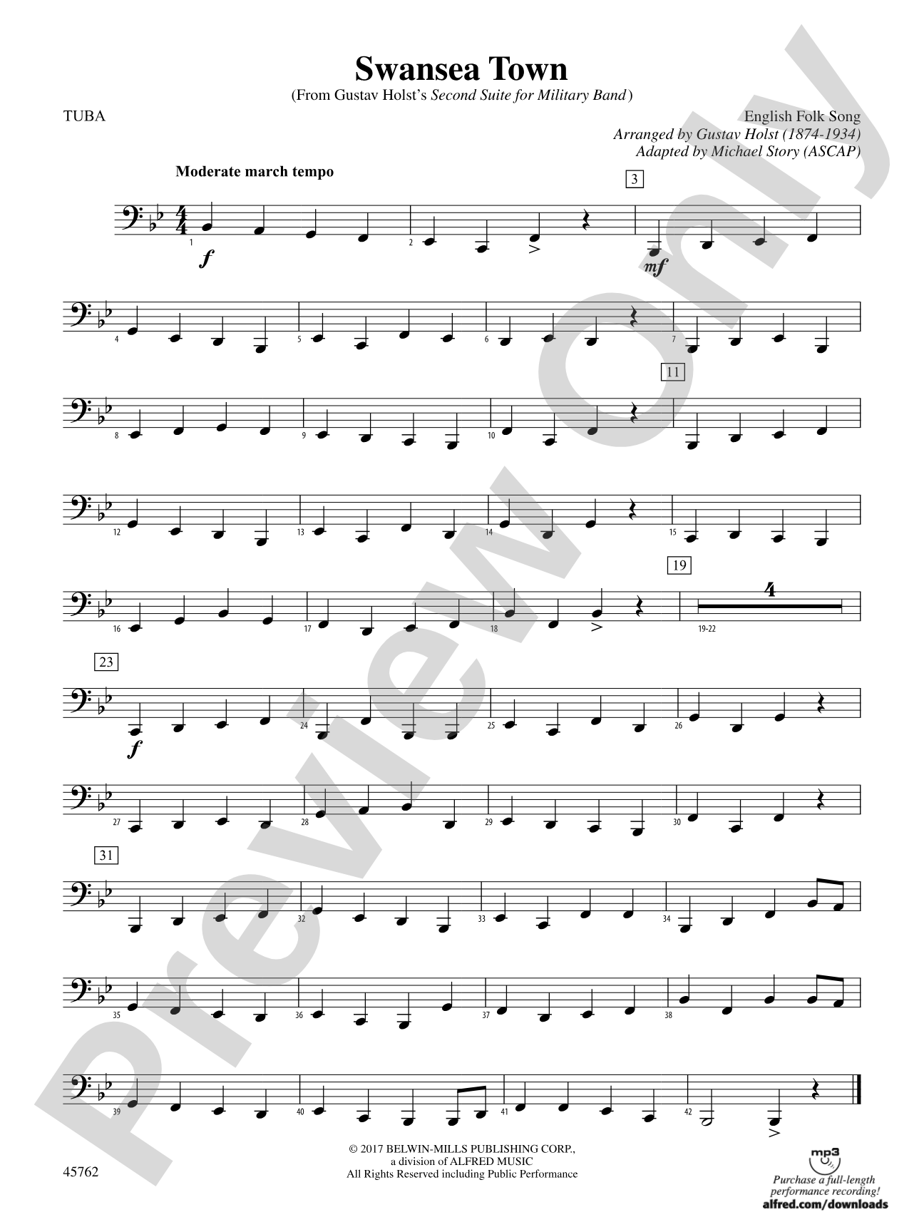 Swansea Town: Tuba